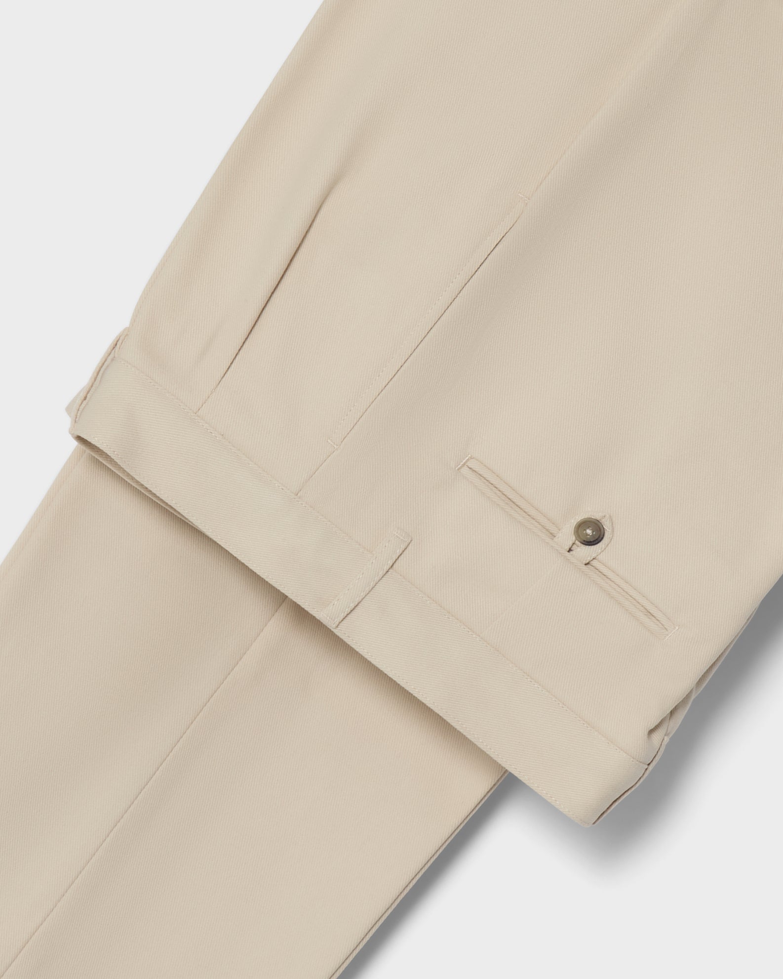 Antonello Cotton Trousers - Cream Berg & Berg