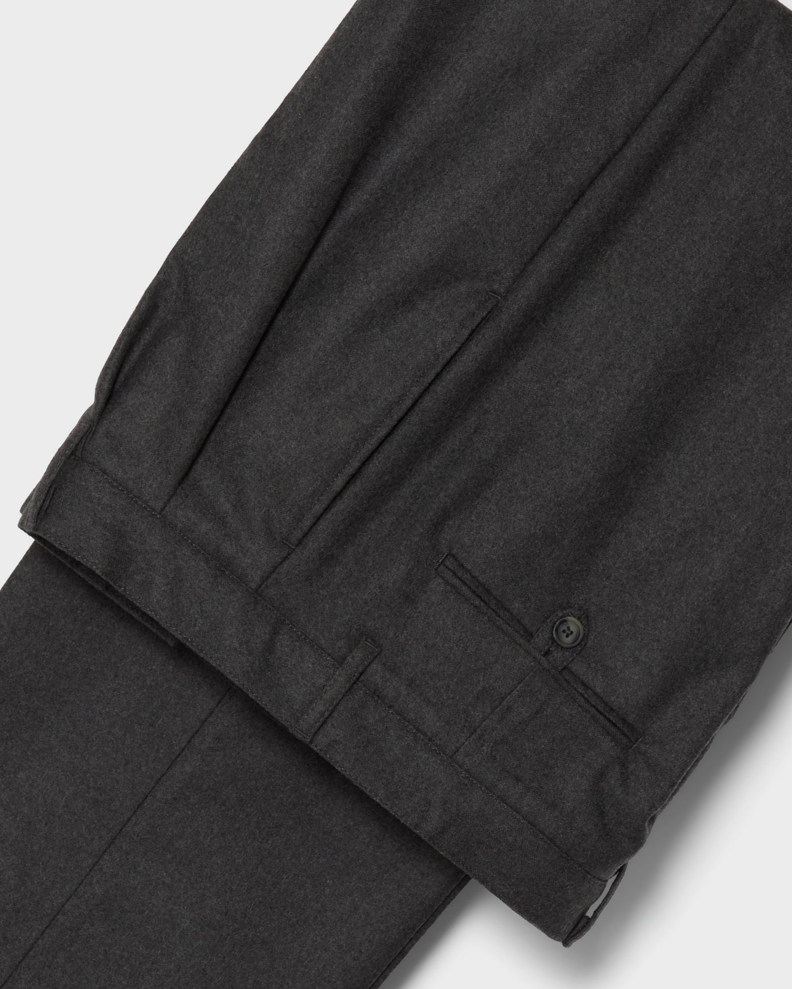 Antonello Flannel Trousers - Moss Green/Grey Berg & Berg