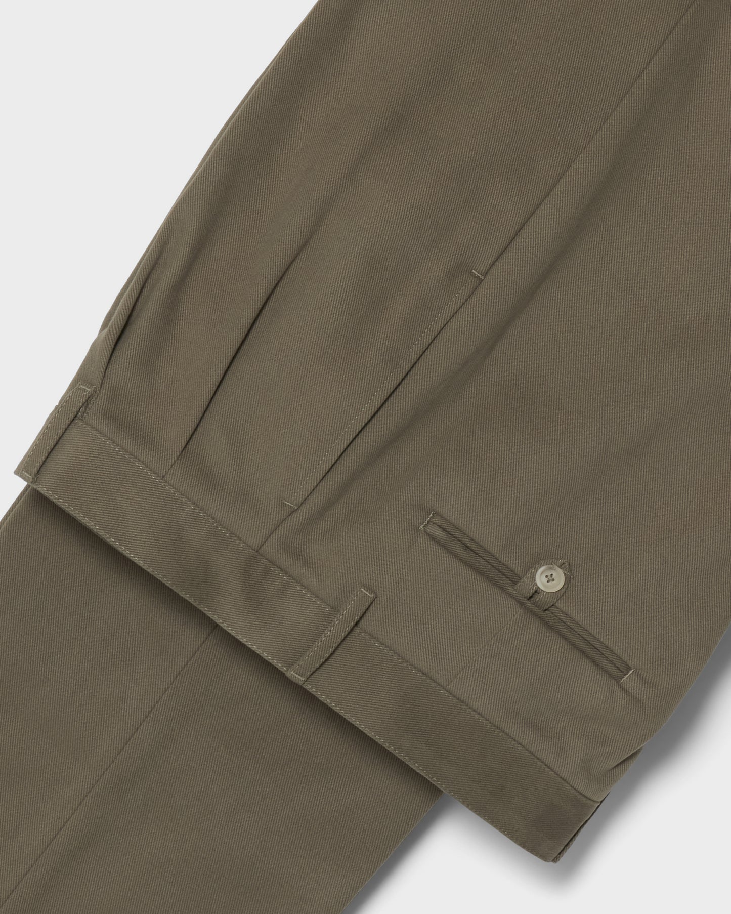 Antonello Cotton Trousers - Lovat Berg & Berg