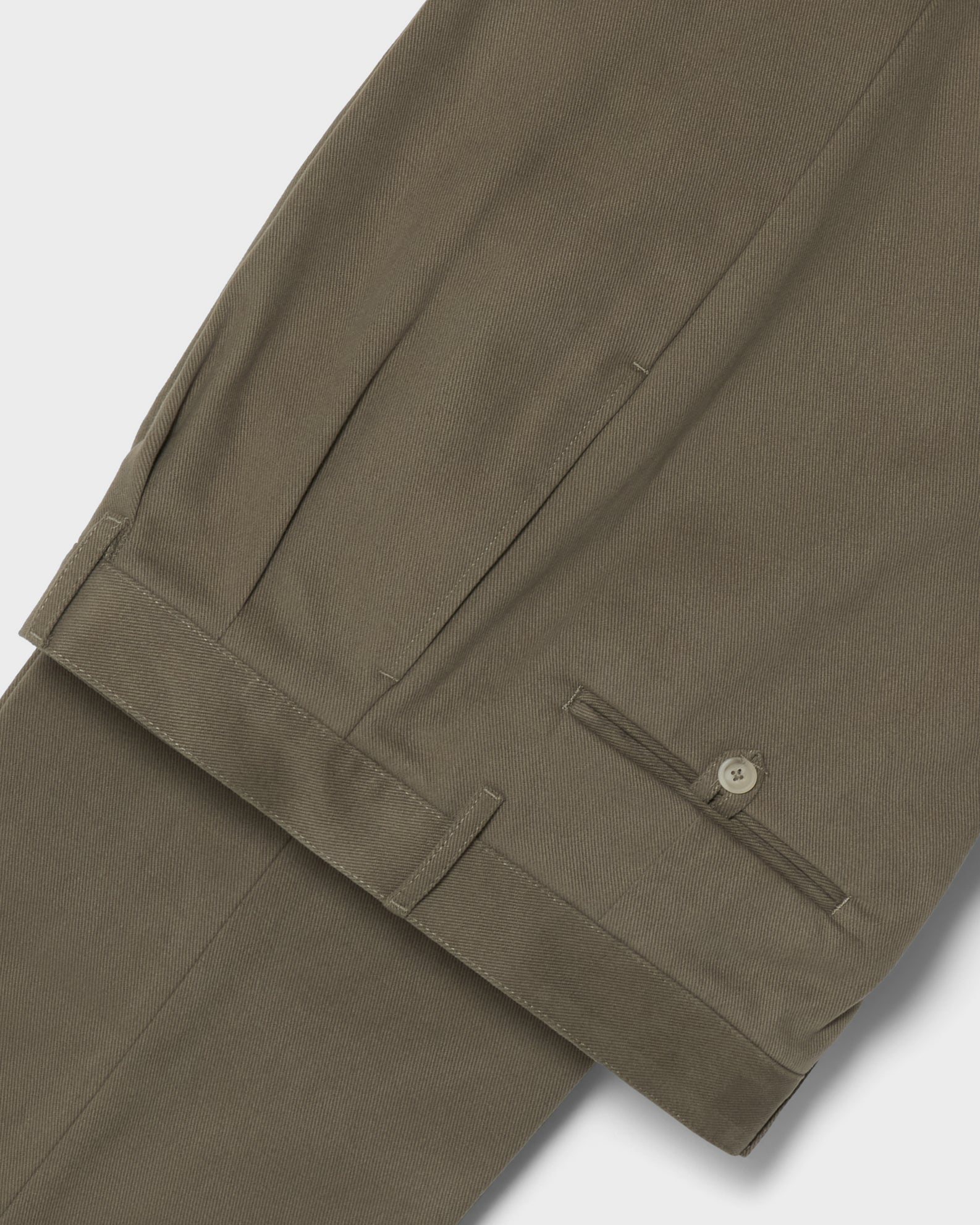 Antonello Cotton Trousers - Lovat Berg & Berg