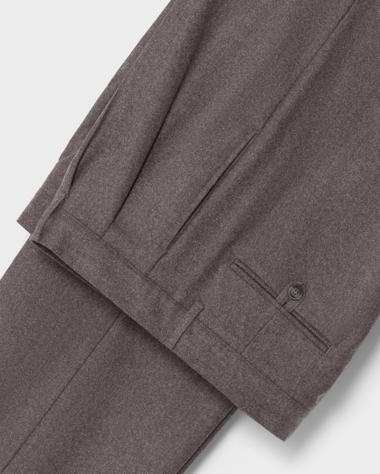 Antonello Flannel Trousers - Taupe Berg & Berg