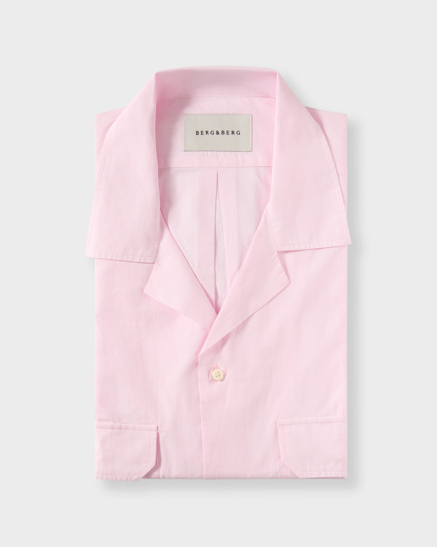 Fred Camp Collar Shirt - Faded Pink Berg & Berg