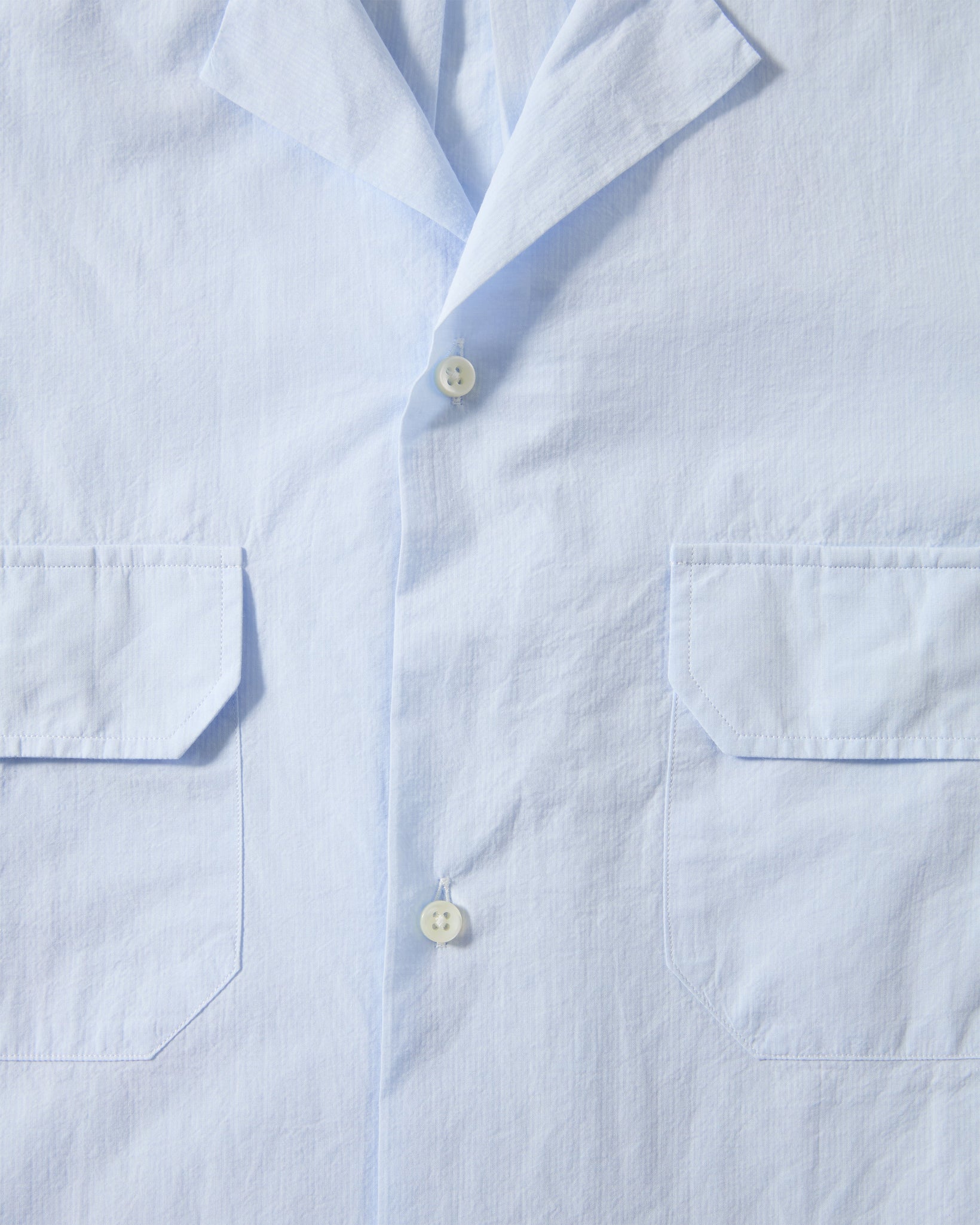 Fred Camp Collar Shirt - Light Blue Berg & Berg