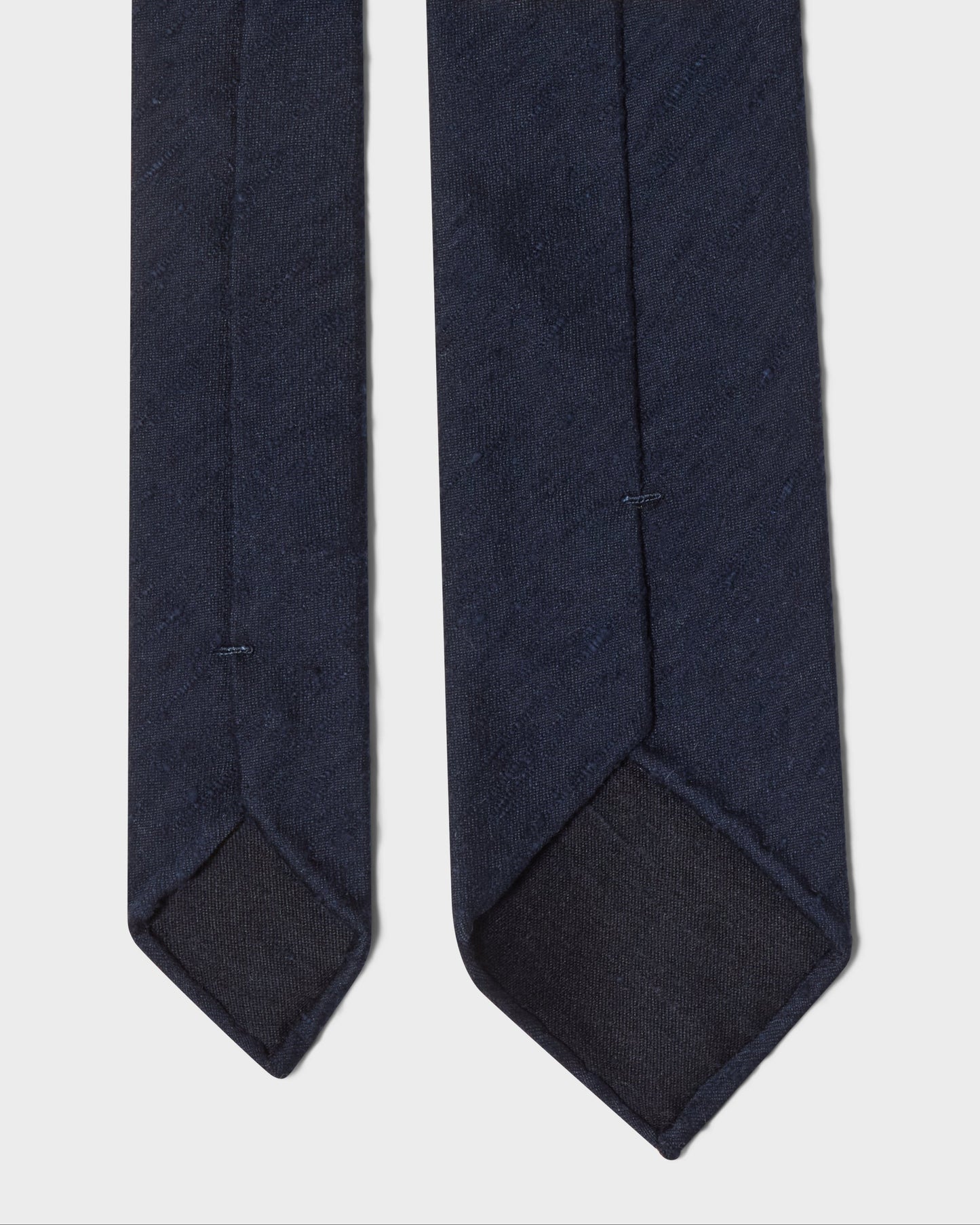 Shantung Silk Tie - Navy | Berg & Berg