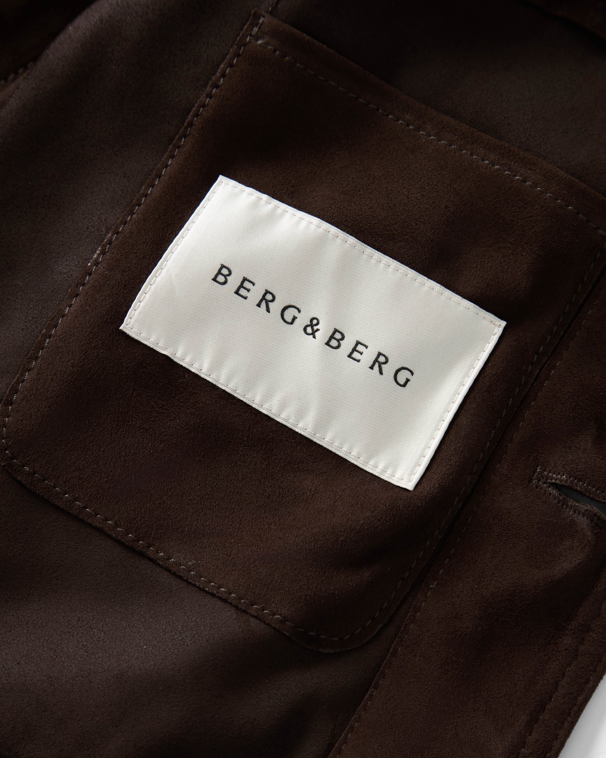 Noel Suede Jacket - Chocolate Brown Berg & Berg