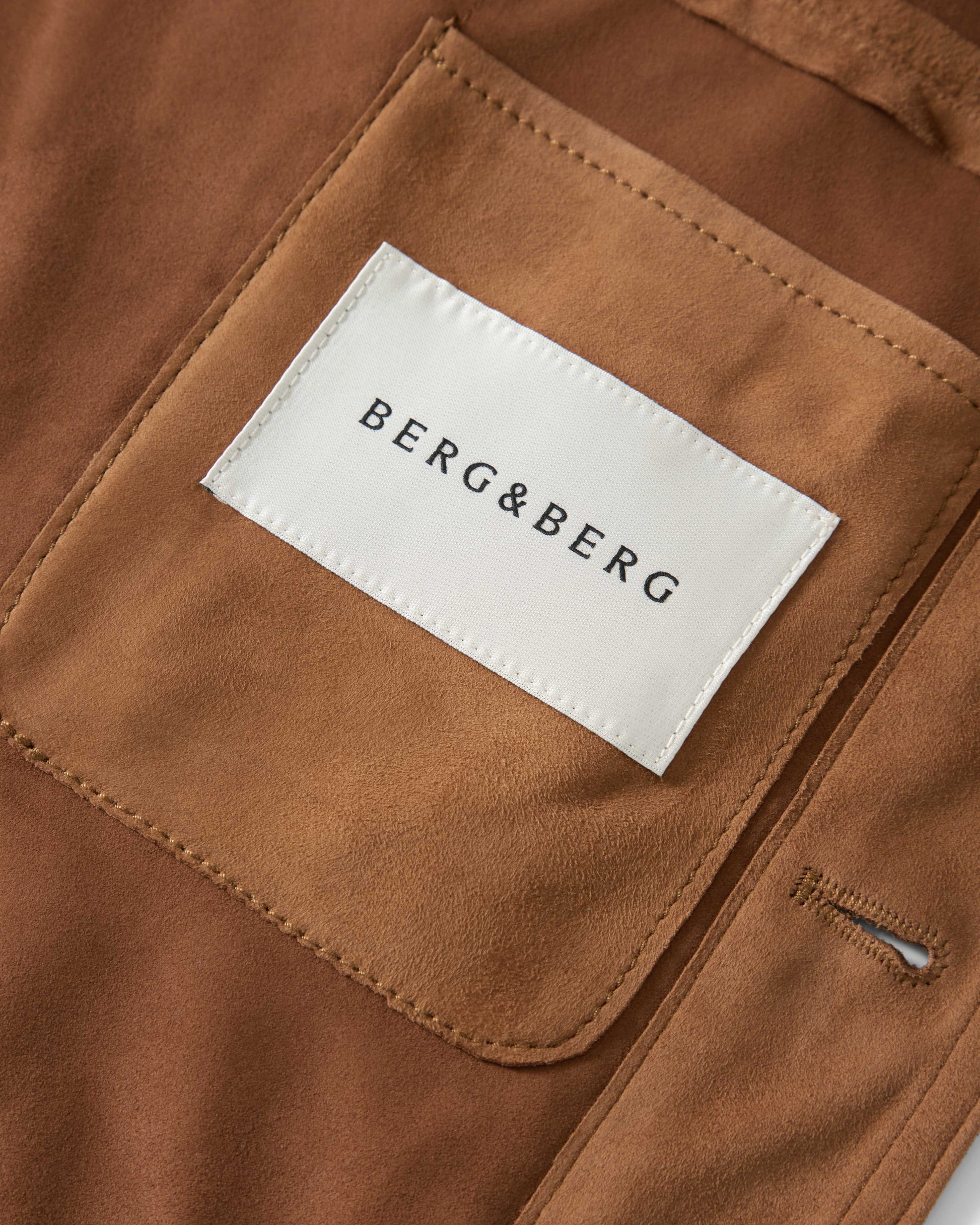 Noel Suede Jacket - Polo Brown Berg & Berg