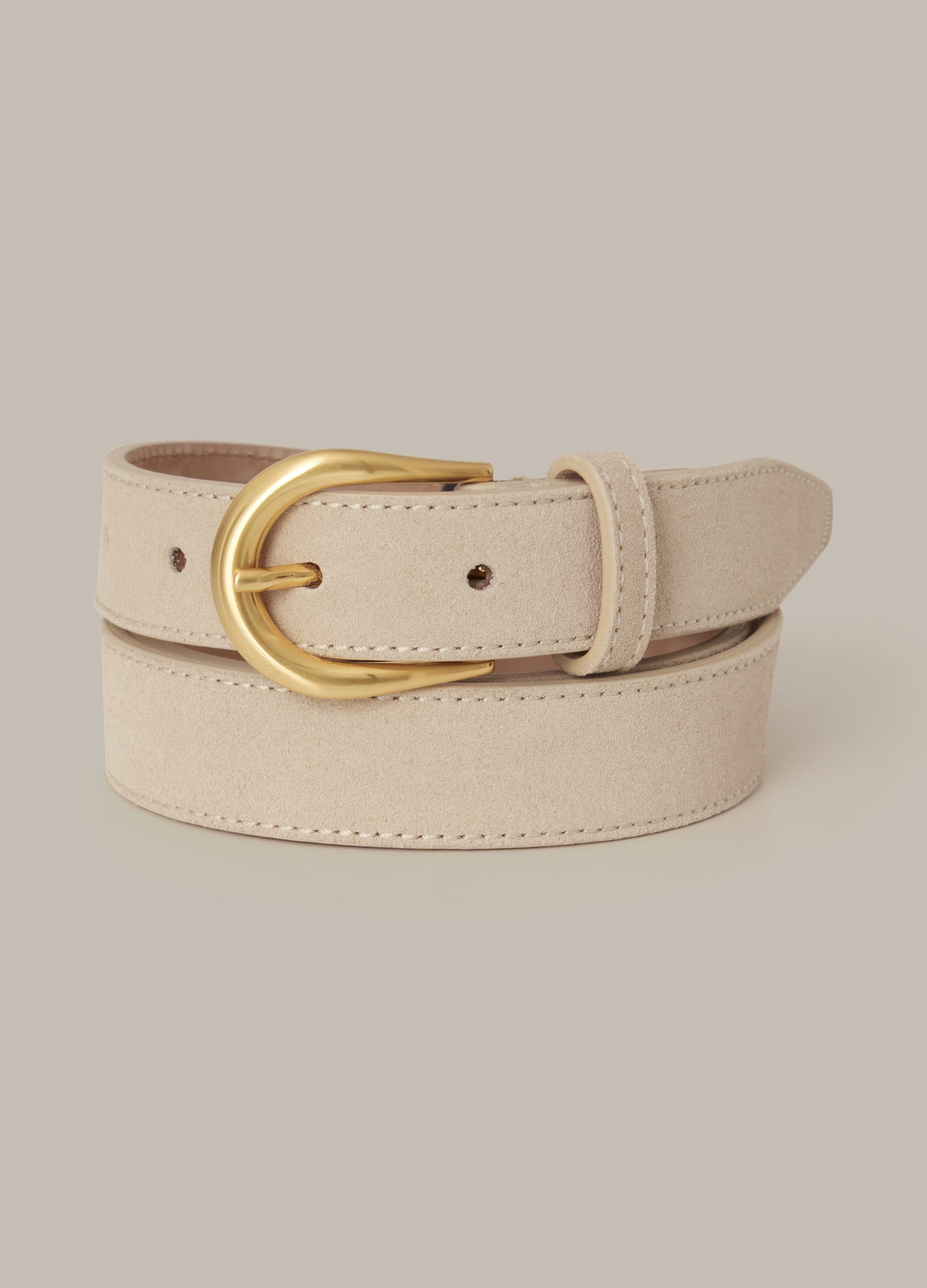 Suede Belt - Sand Berg & Berg