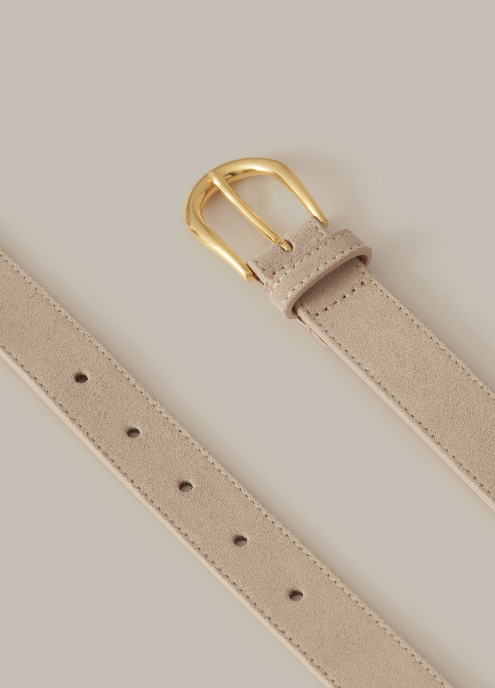 Suede Belt - Sand Berg & Berg