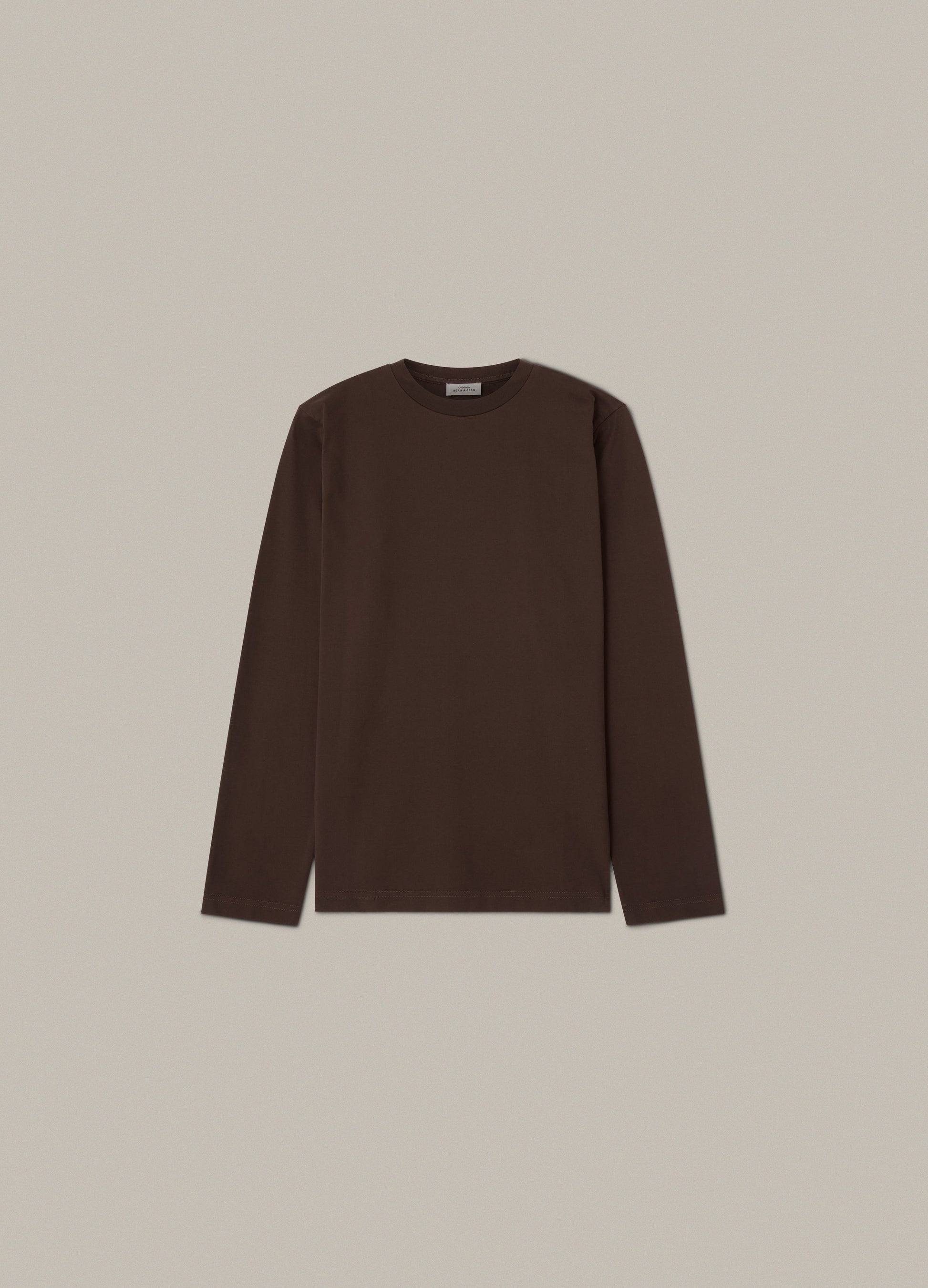 Tony Long Sleeve T-Shirt - Chocolate Berg & Berg