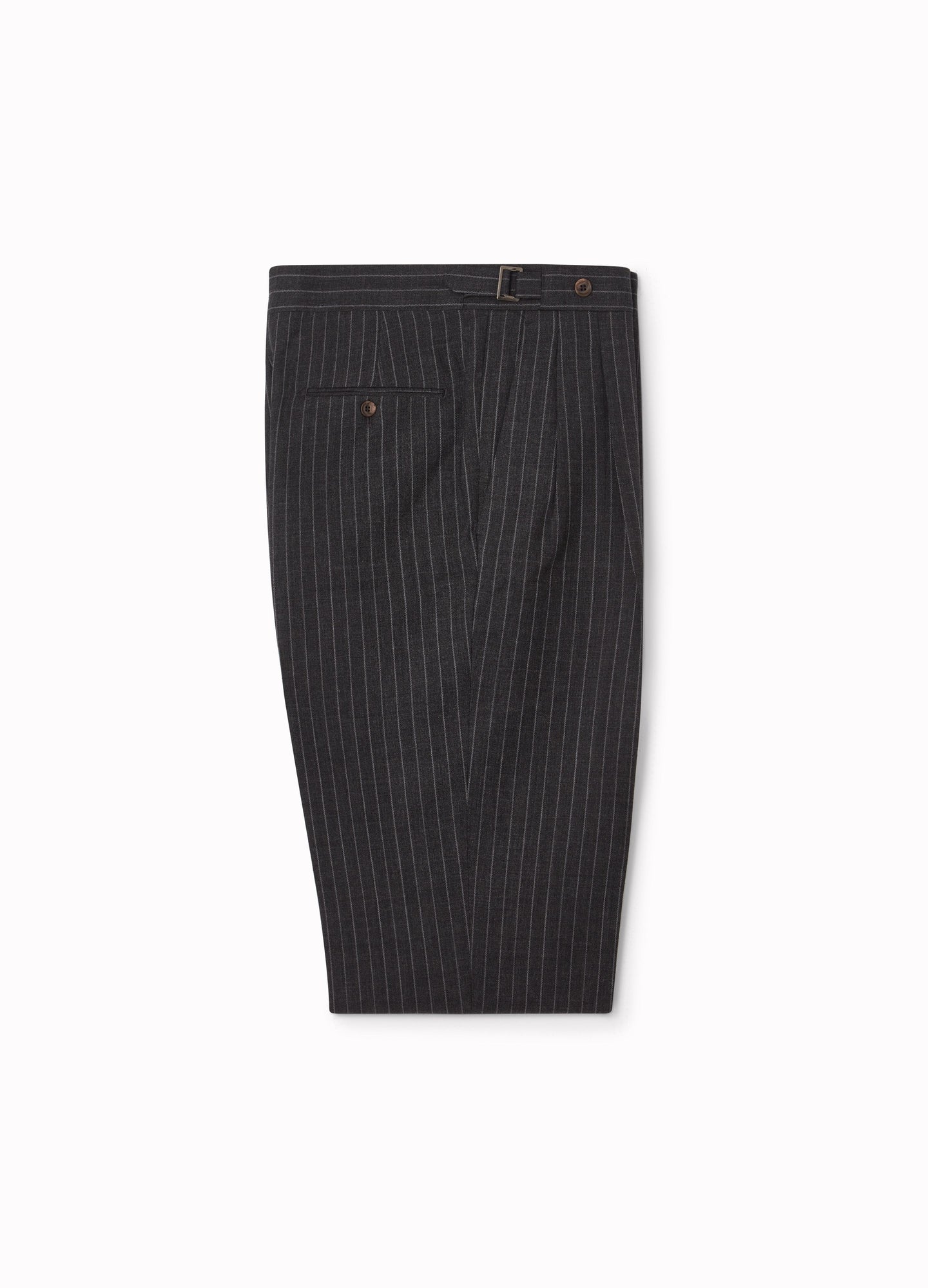 Antonio Chalk Stripe Trousers - Grey Berg & Berg