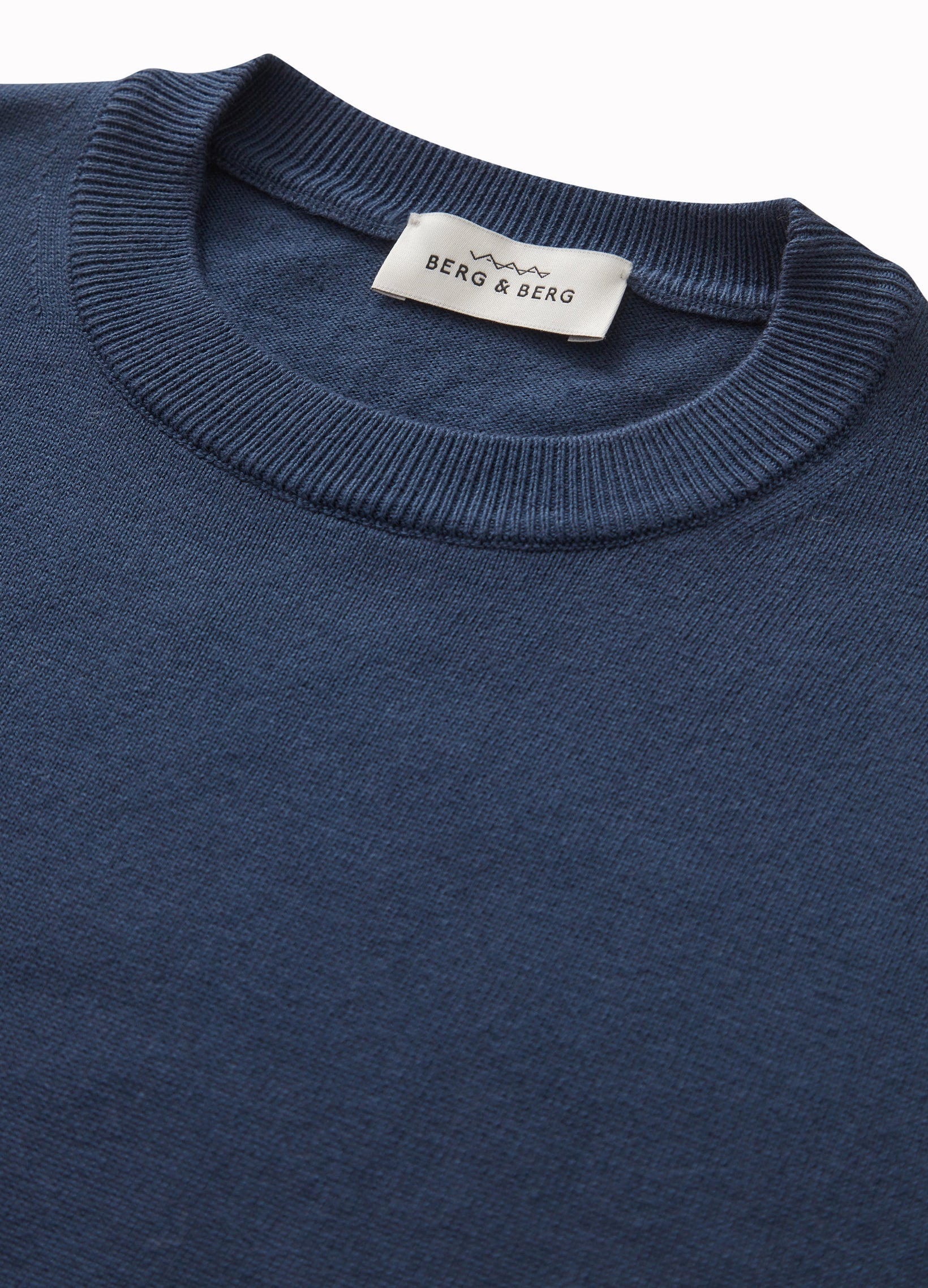 Bo Knitted T-Shirt - Navy Berg & Berg