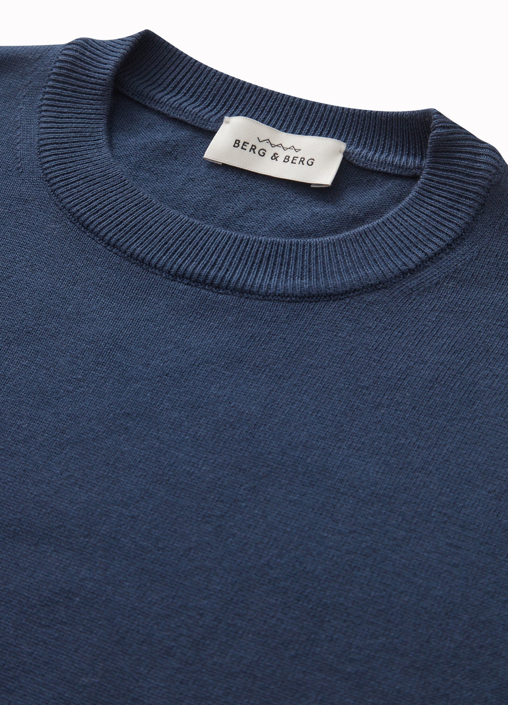 Bo Knitted T-Shirt - Navy Berg & Berg
