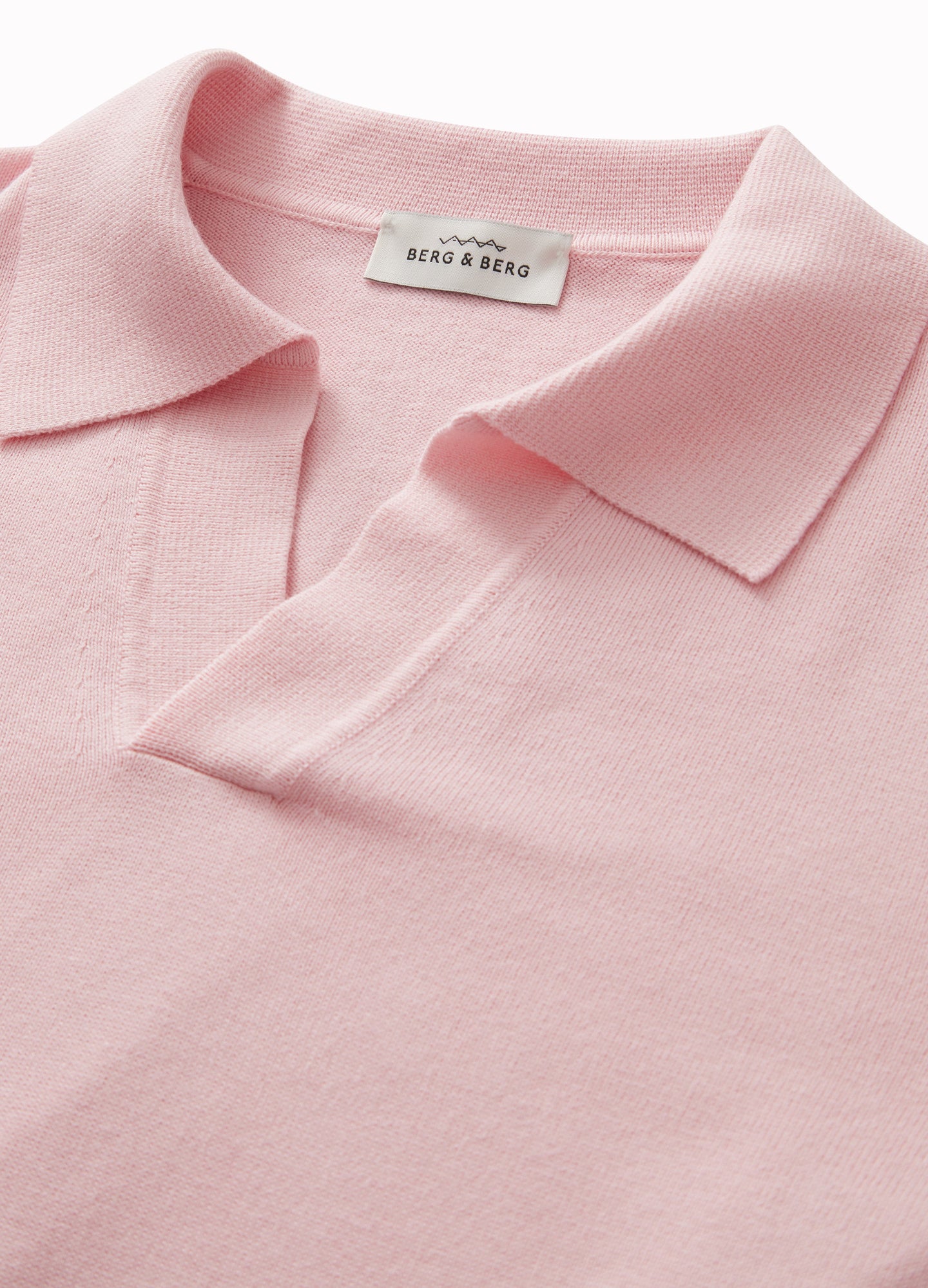 Bernt Knitted Polo - Pink Berg & Berg