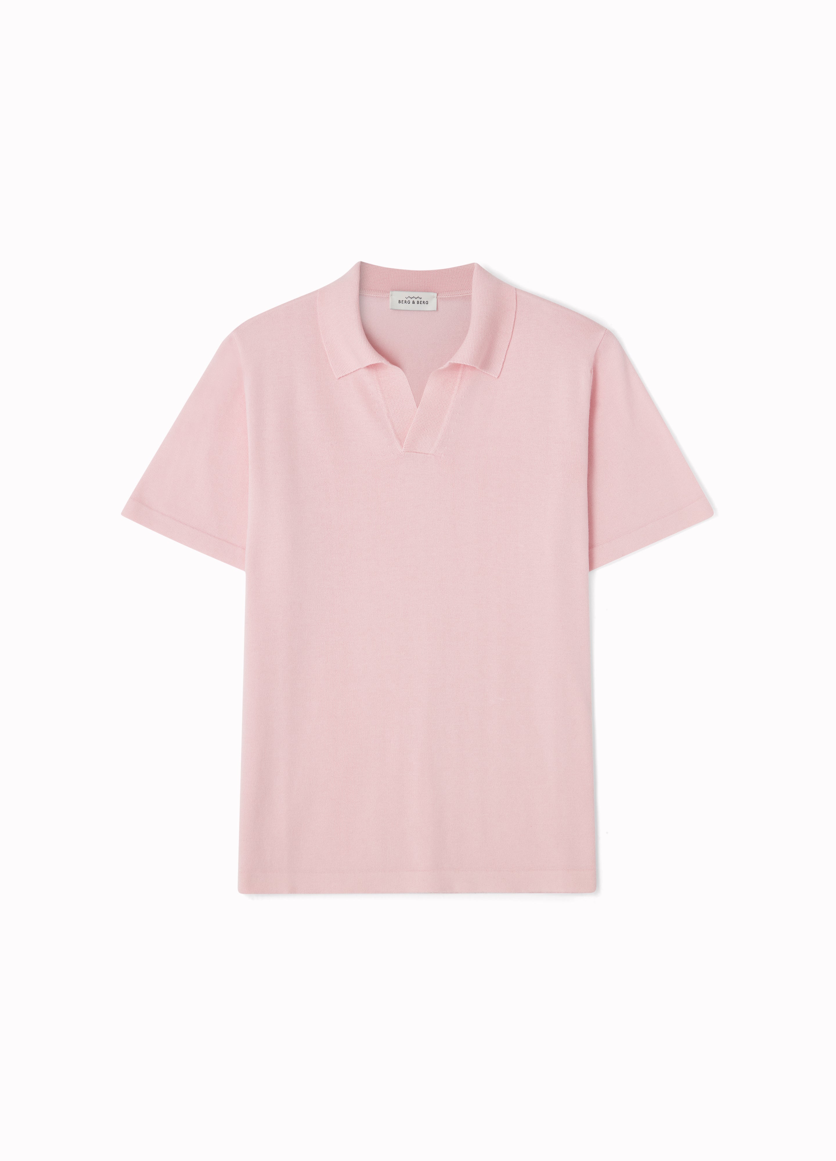 Bernt Knitted Polo - Pink Berg & Berg