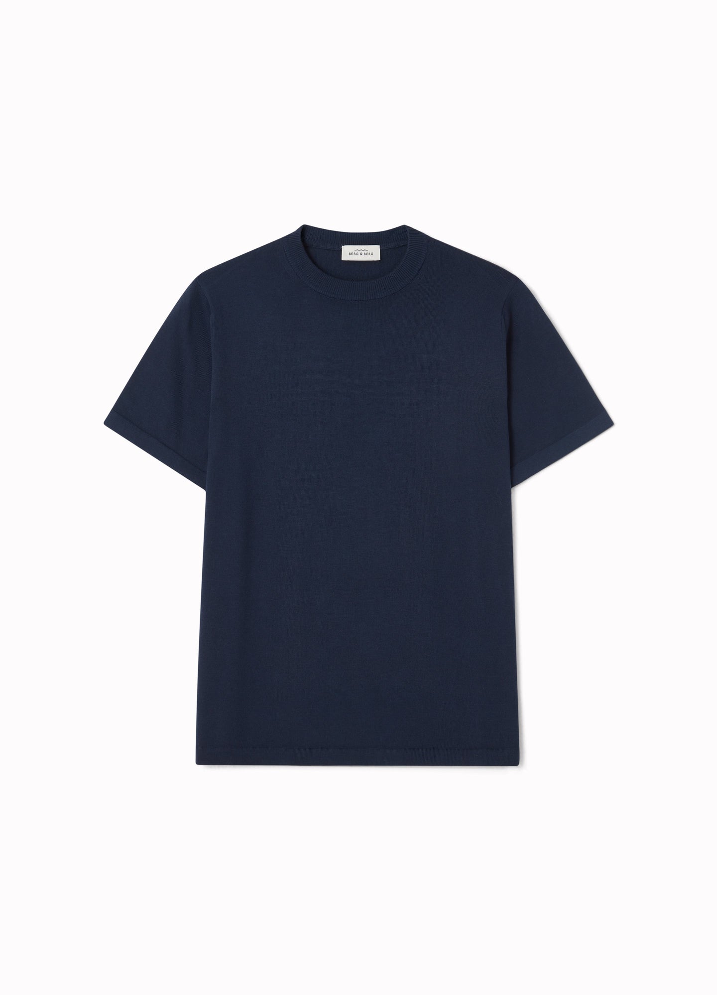 Bo Knitted T-Shirt - Navy Berg & Berg