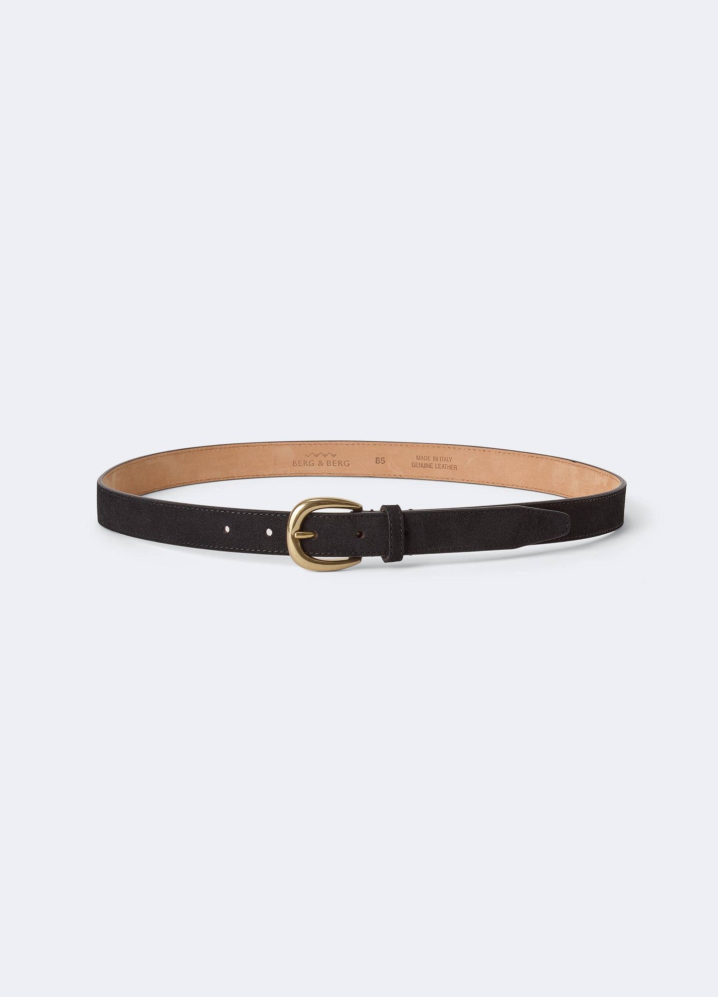 Suede Belt - Black Berg & Berg