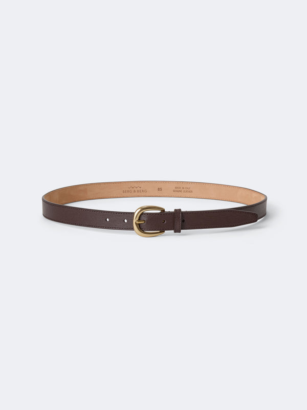 ベルト TOGA VIRILIS Leather belt color(BROWN) TOGA VIRILIS(トーガ ビリリース)のLeather belt color BROWNの