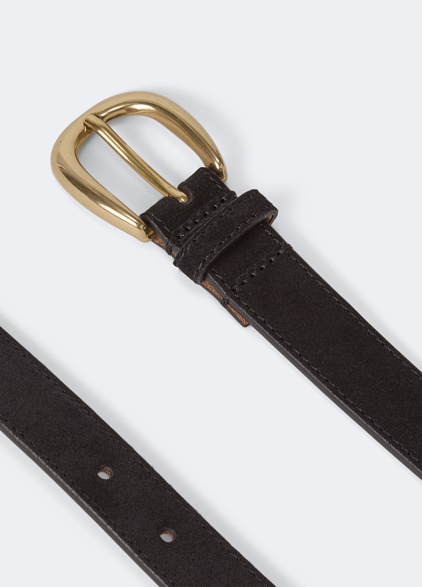 Suede Belt - Black