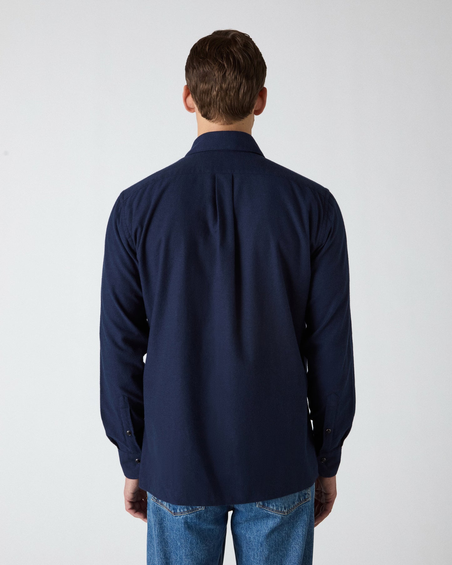 Fernando Western Shirt - Navy Berg & Berg