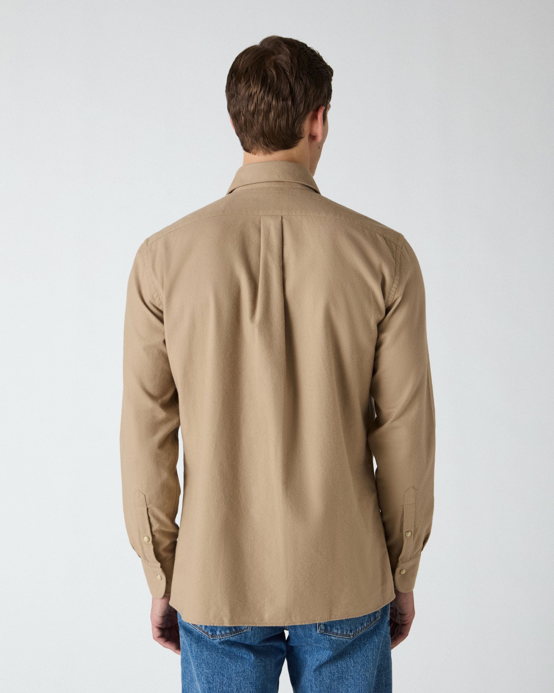 Fernando Western Shirt - Camel Berg & Berg