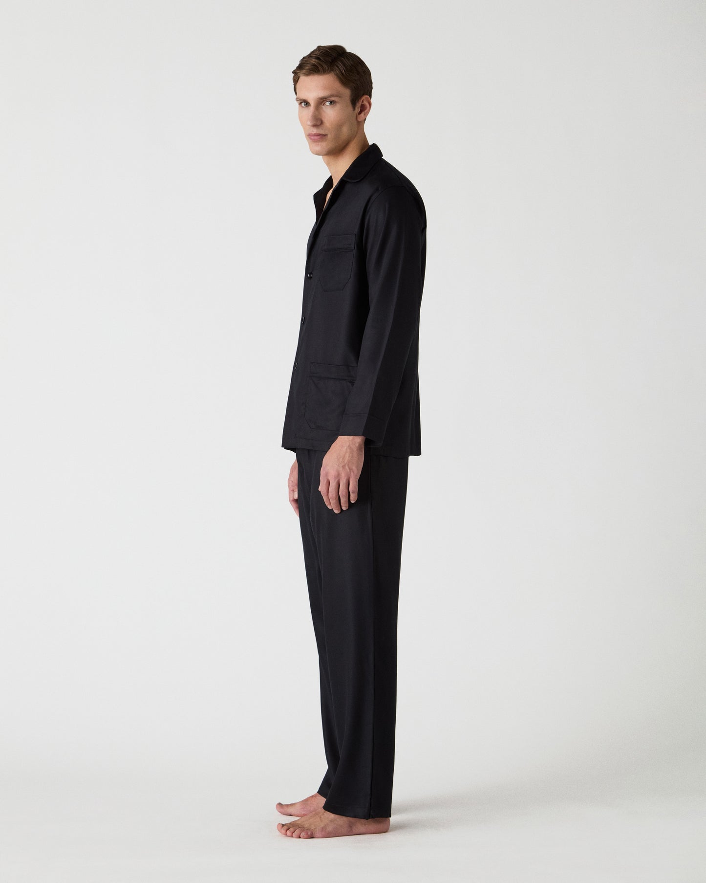 Olle Lyocell Pyjama - Black Berg & Berg