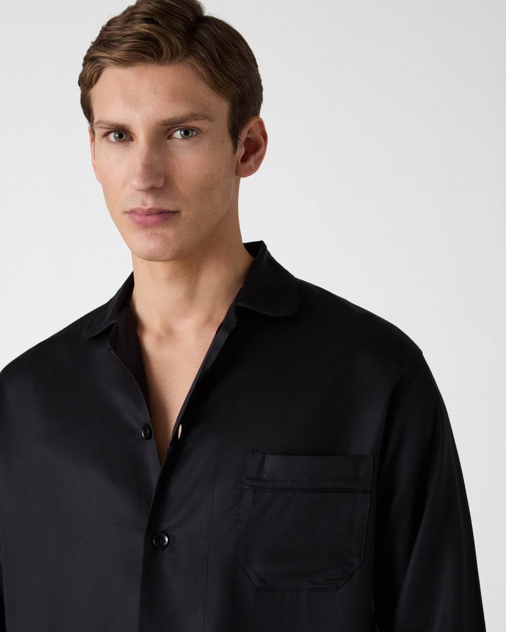 Olle Lyocell Pyjama - Black Berg & Berg