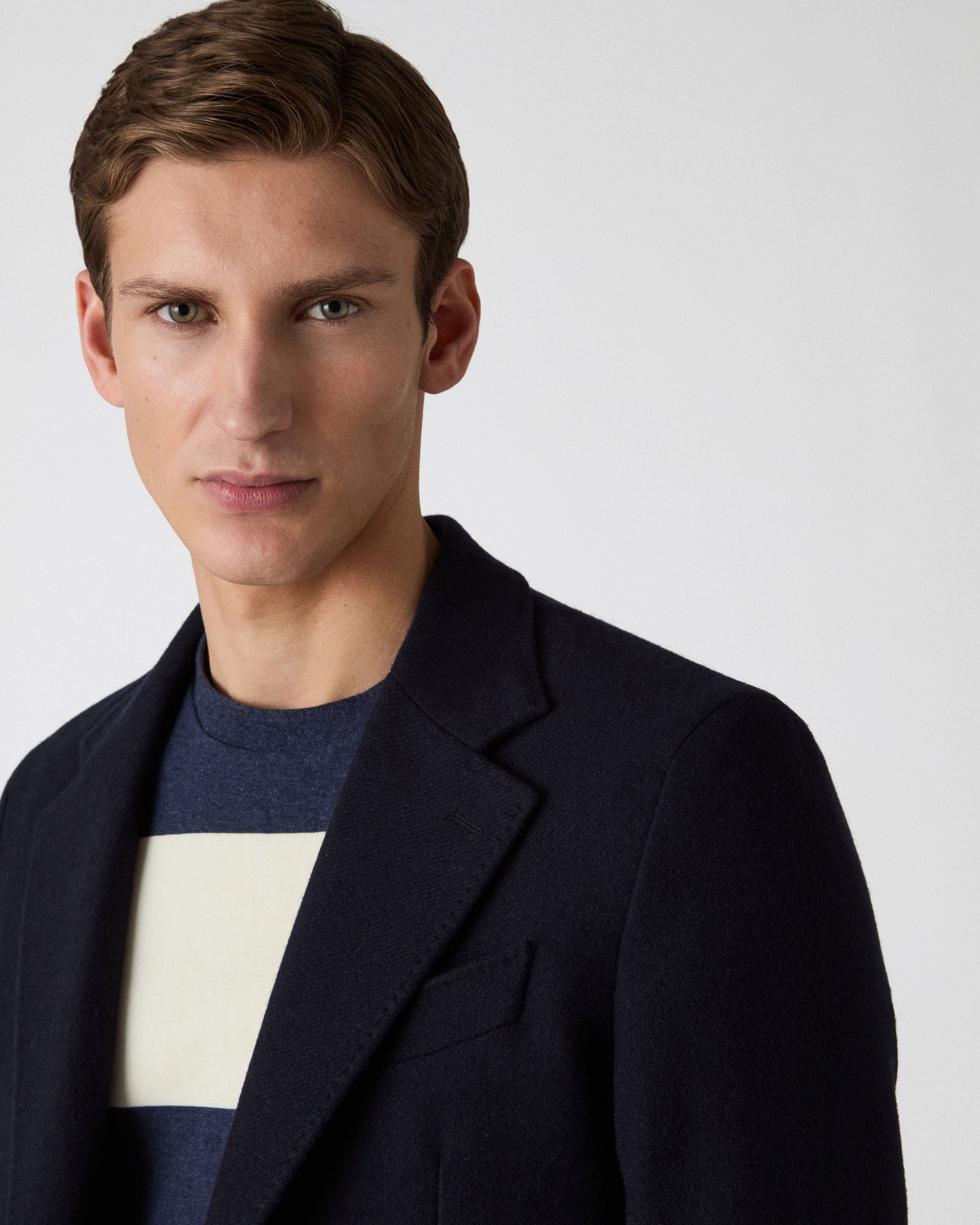 Dante Unlined Tweed Jacket - Blue Berg & Berg