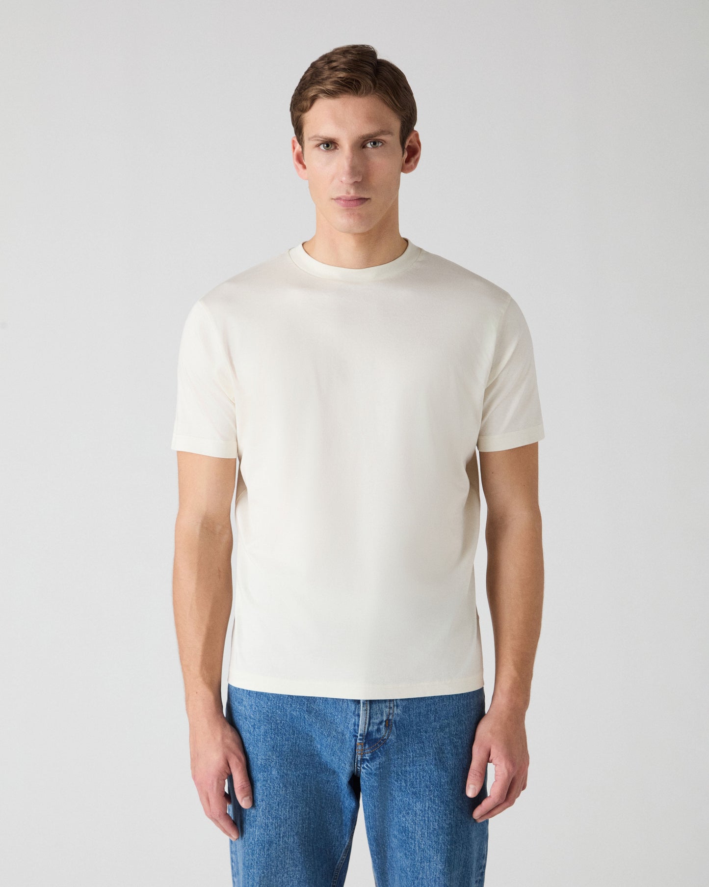 Tony Mercerized T-Shirt - White Berg & Berg