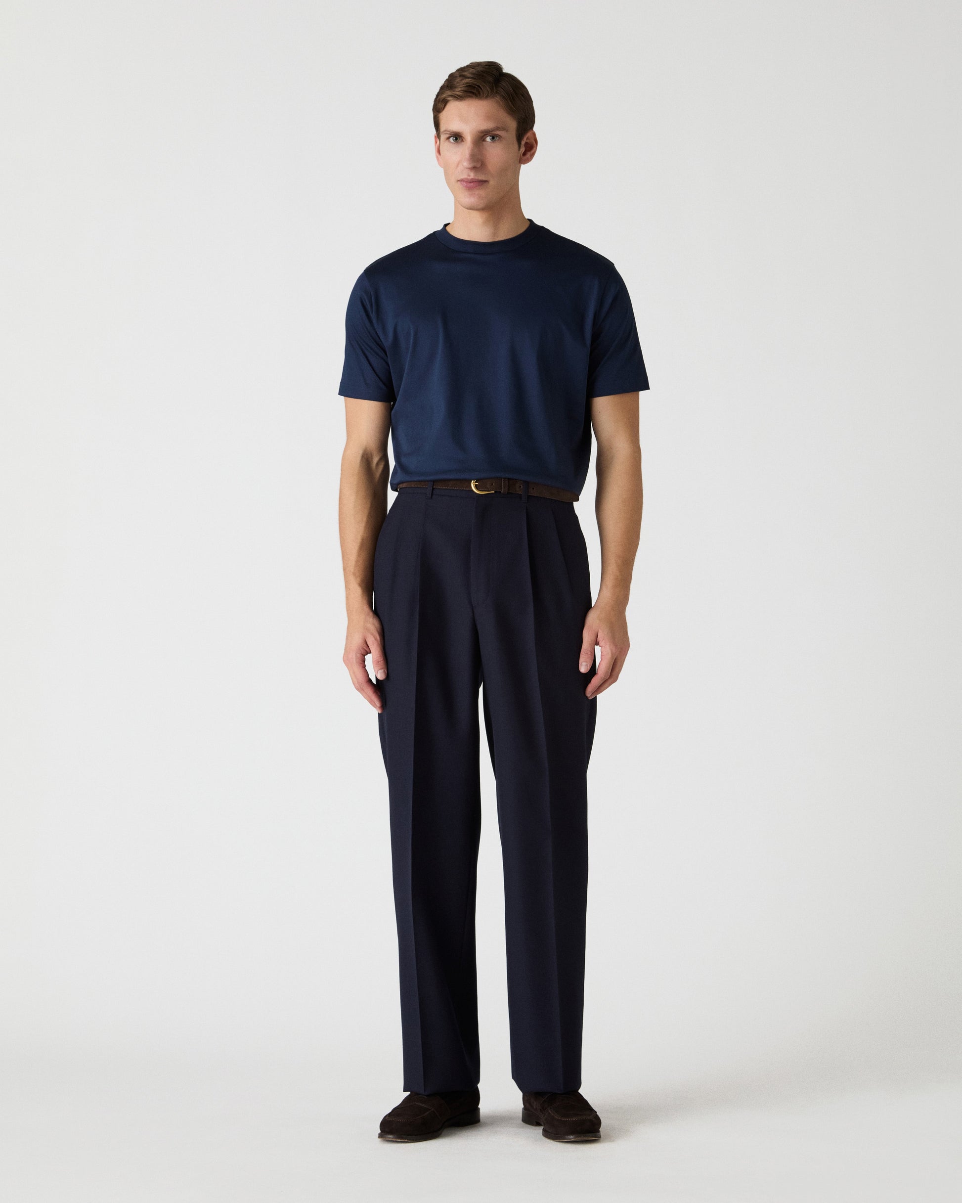 Dante High Twist Suit - Navy Berg & Berg