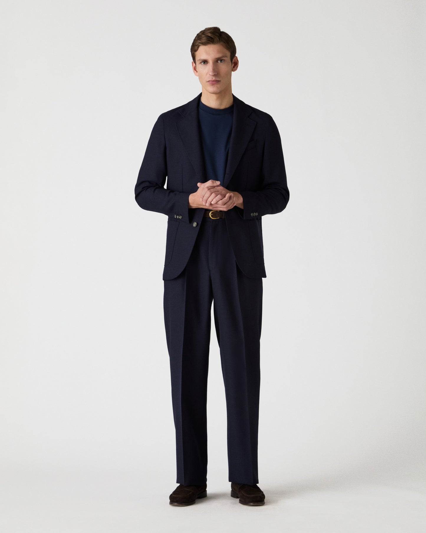 Dante High Twist Suit - Navy Berg & Berg