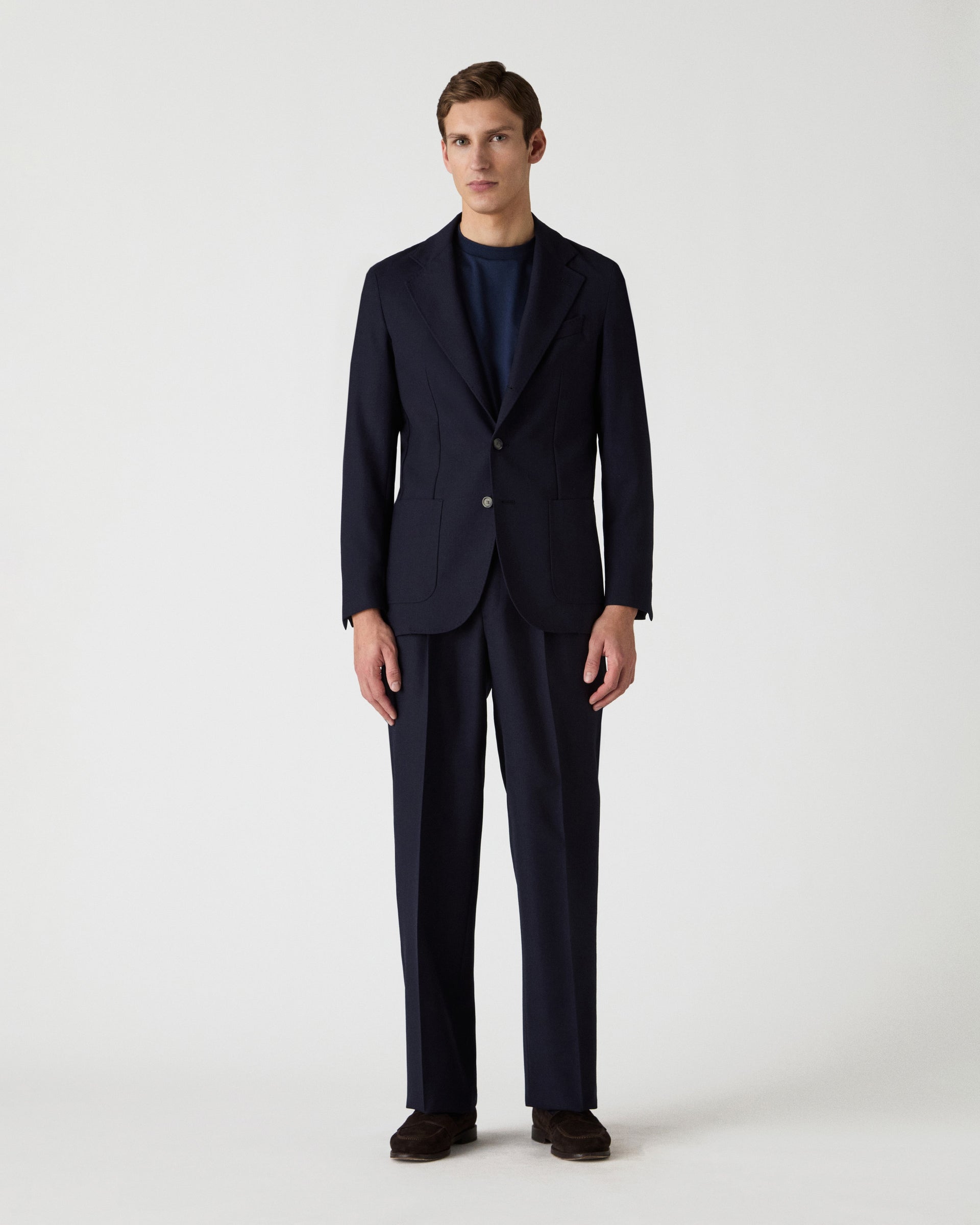 Dante High Twist Suit - Navy Berg & Berg