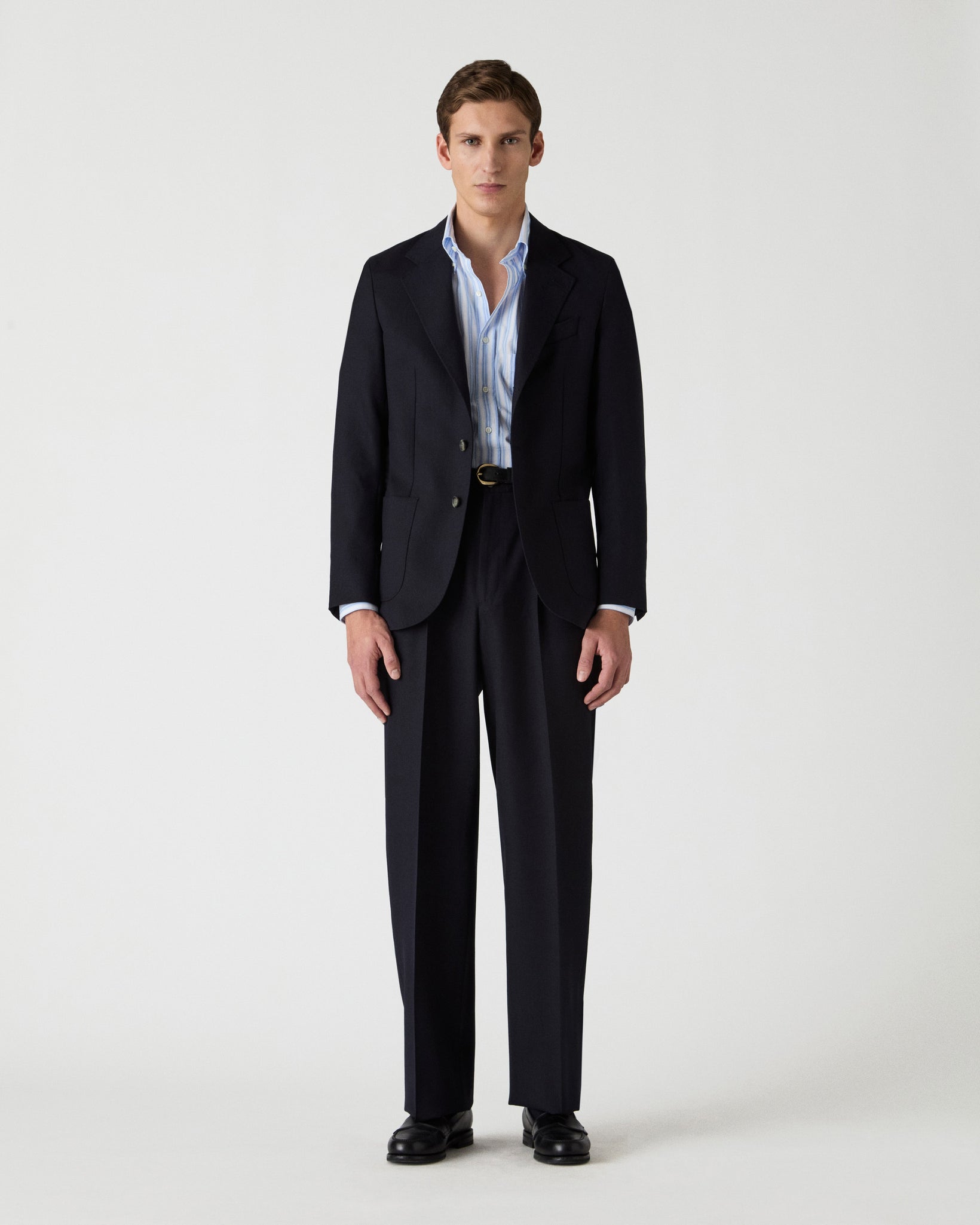 Dante High Twist Suit - Navy Berg & Berg