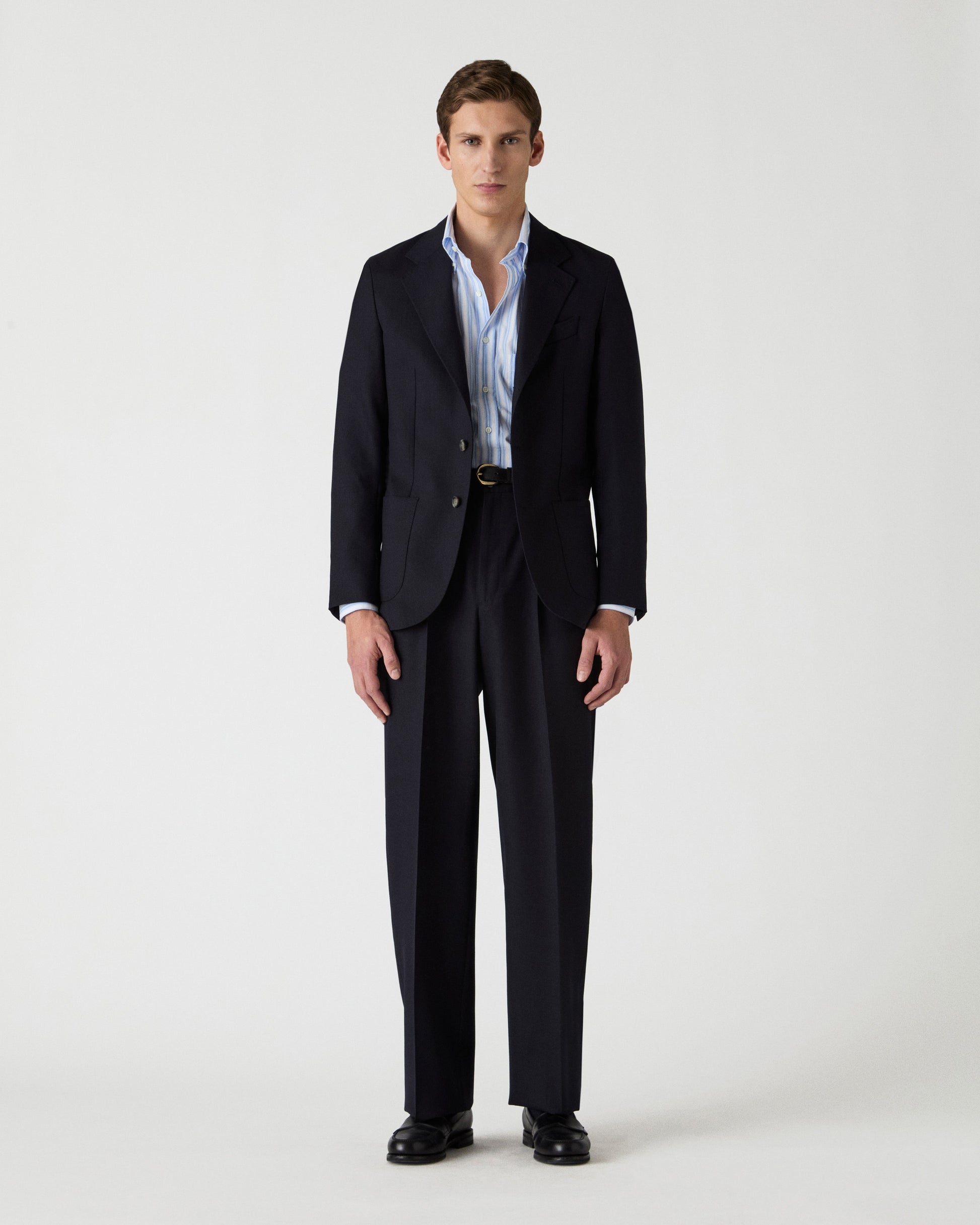 Dante High Twist Suit - Navy Berg & Berg