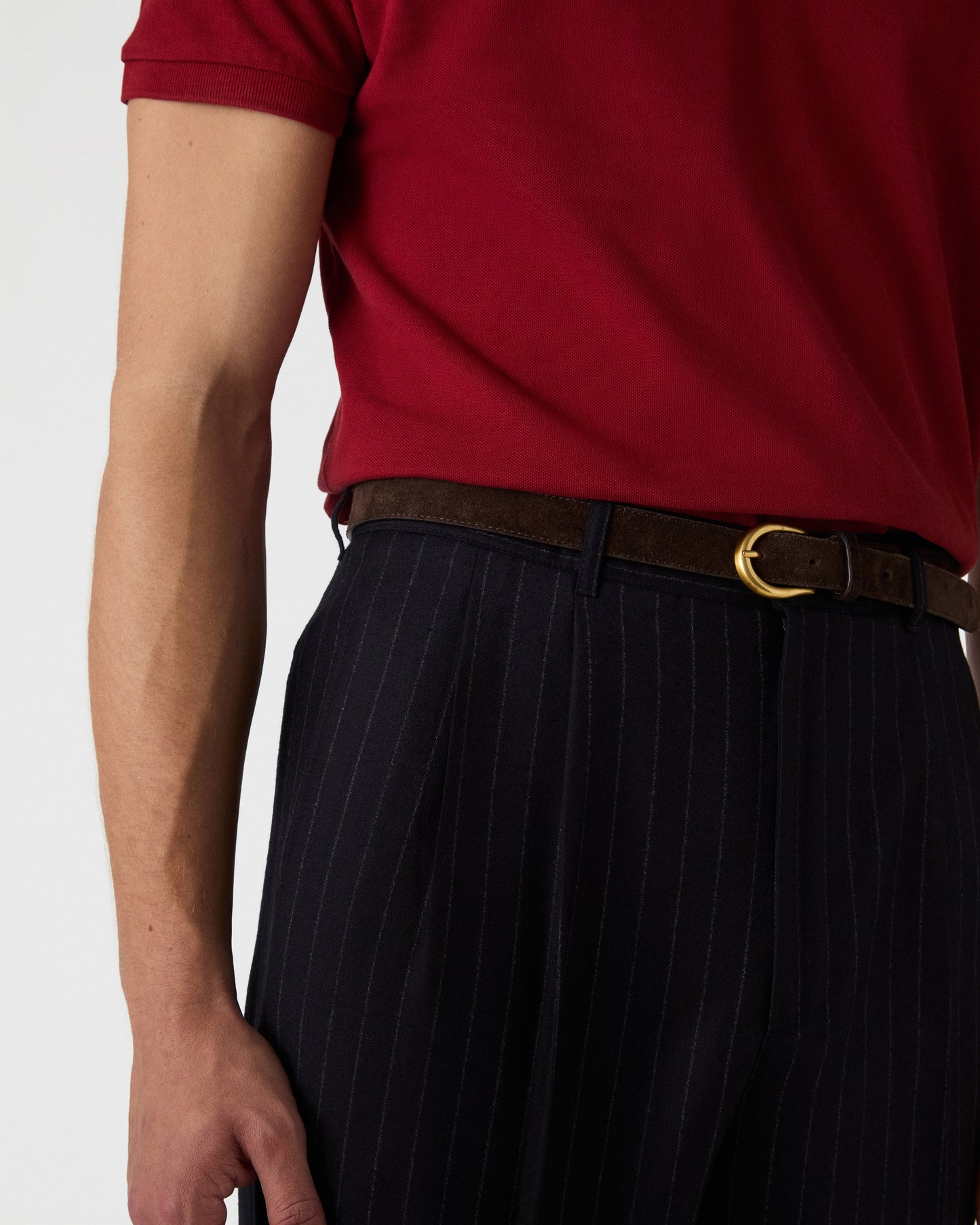 Dante Chalk Stripe Suit - Navy Berg & Berg