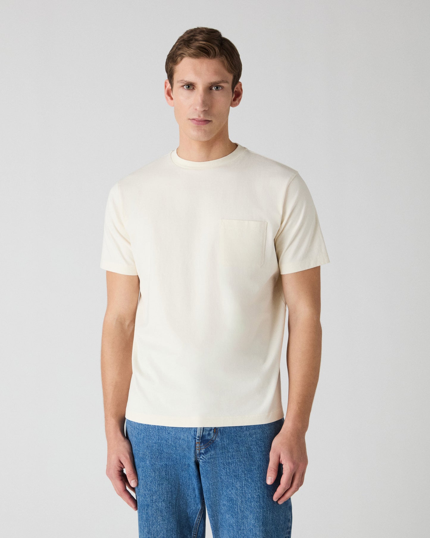 Torgny Pocket T-Shirt - White Berg & Berg