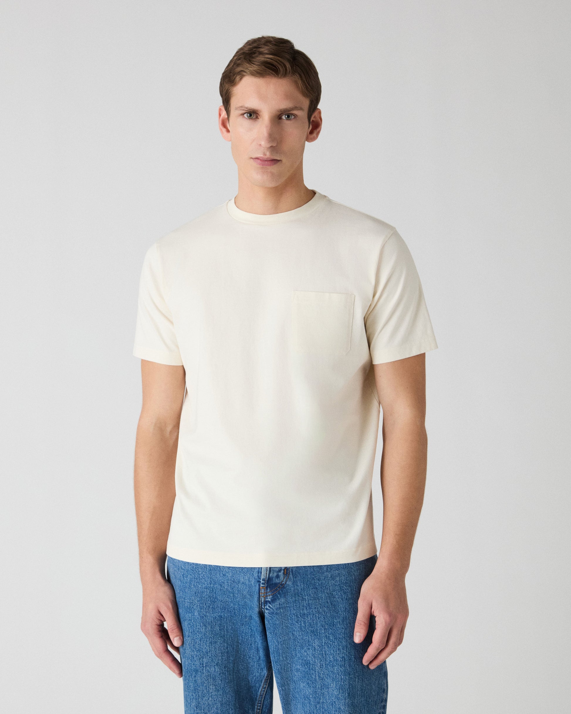 Torgny Pocket T-Shirt - White Berg & Berg