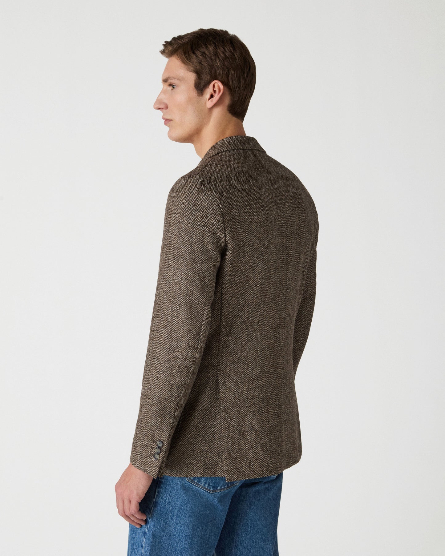 Dante Unlined Tweed jacket - Oatmeal Berg & Berg
