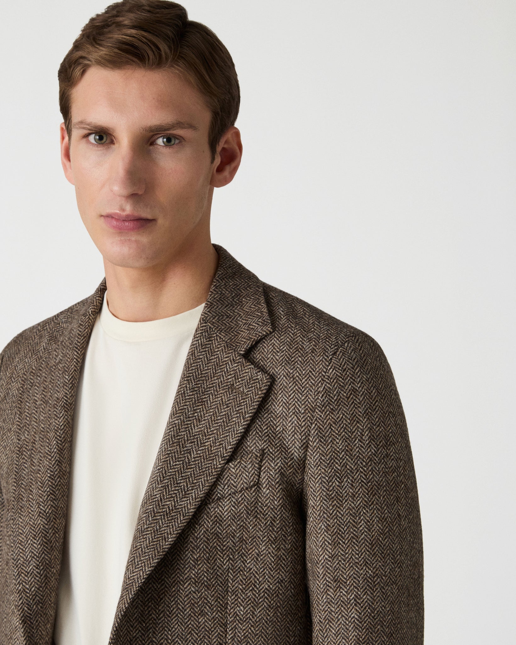 Dante Unlined Tweed jacket - Oatmeal Berg & Berg