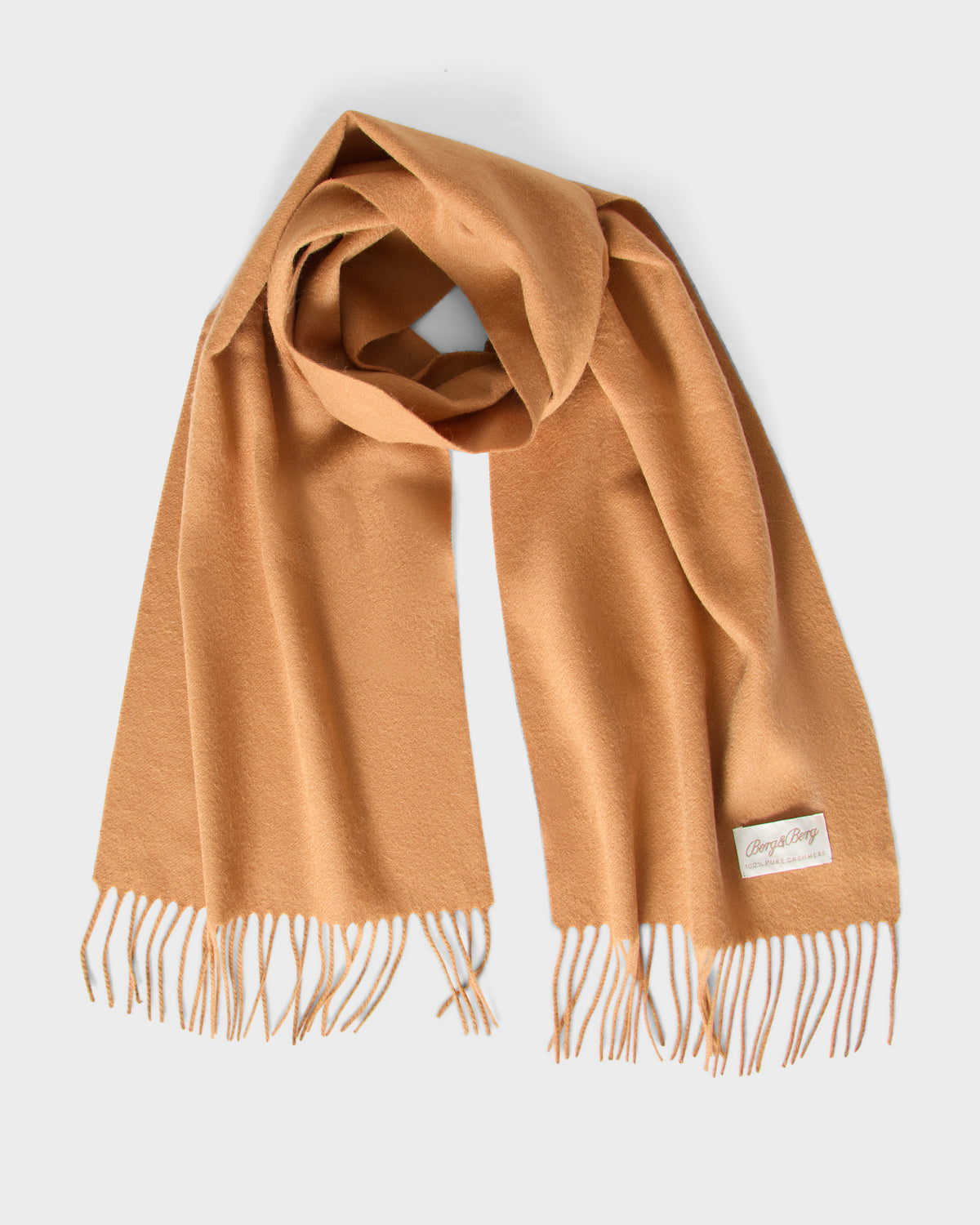Cashmere Scarf - Camel Berg & Berg