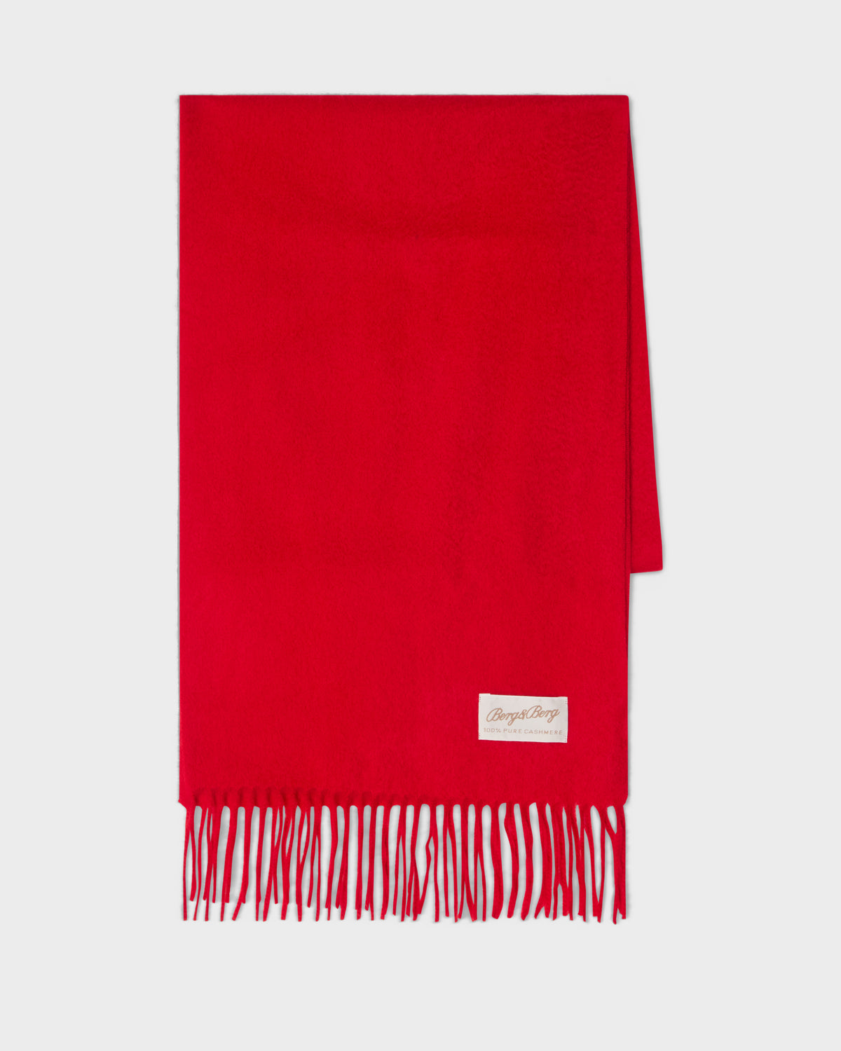 Cashmere Scarf - Barn Red Berg & Berg