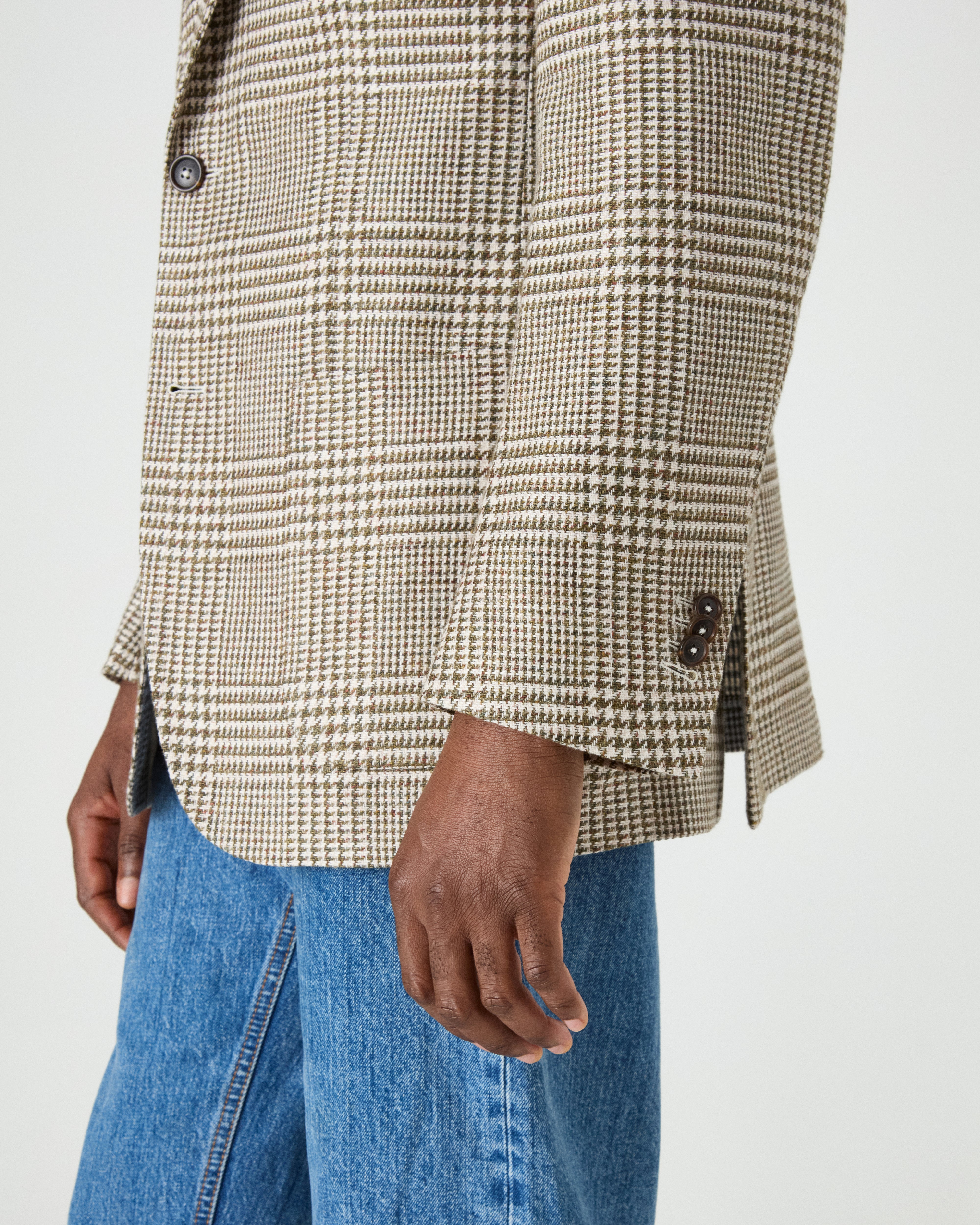 Dag Sport Summer Tweed Jacket - Moss/Ecru – Berg & Berg Dag Sport Summer Tweed Jacket - Moss/Ecru – Berg & Berg