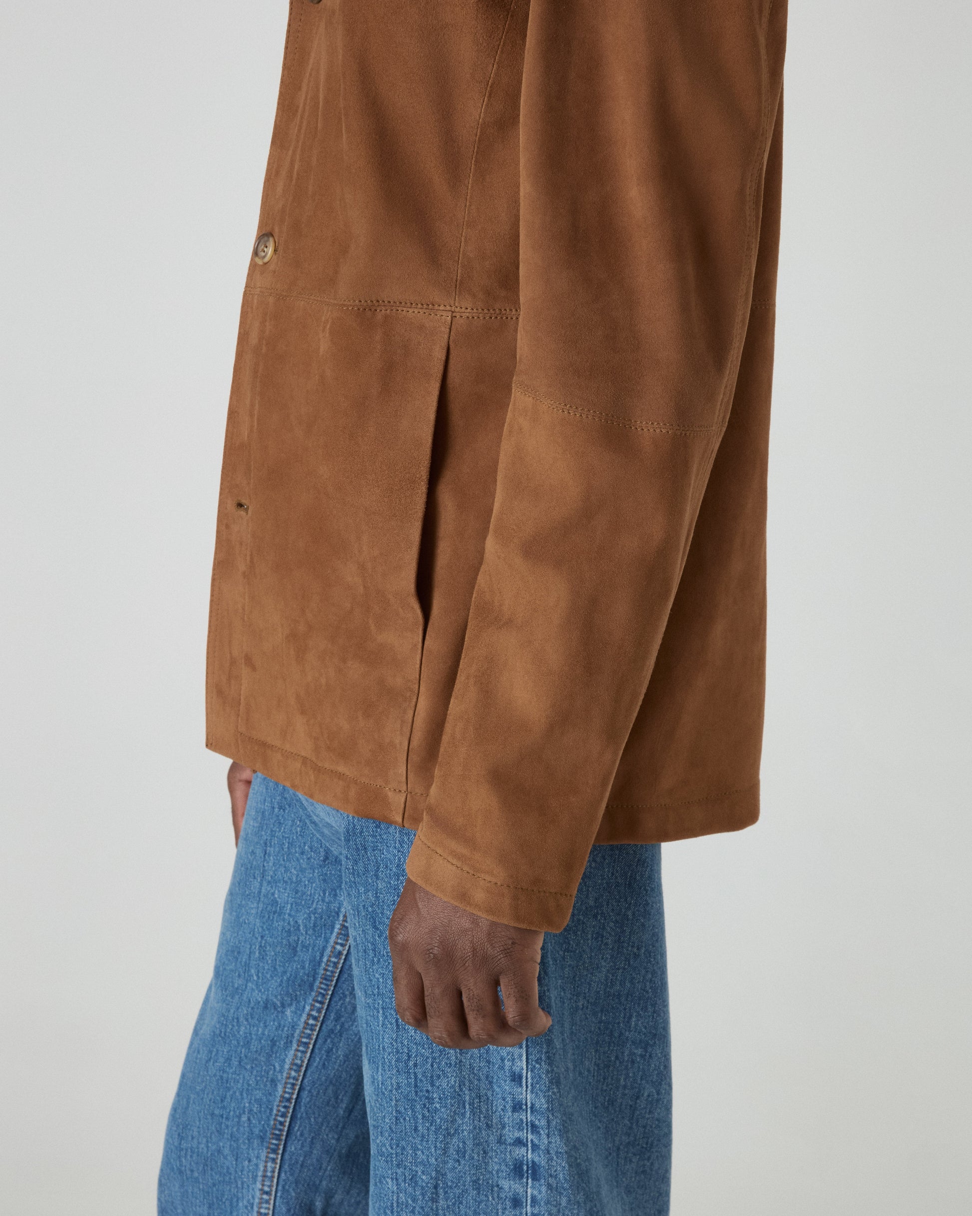 Noel Suede Jacket - Polo Brown Berg & Berg