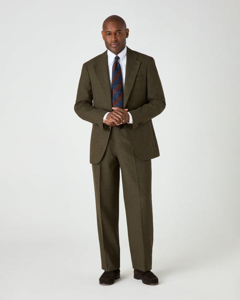 Dag High Twist Suit Jacket - Moss Green – Berg & Berg