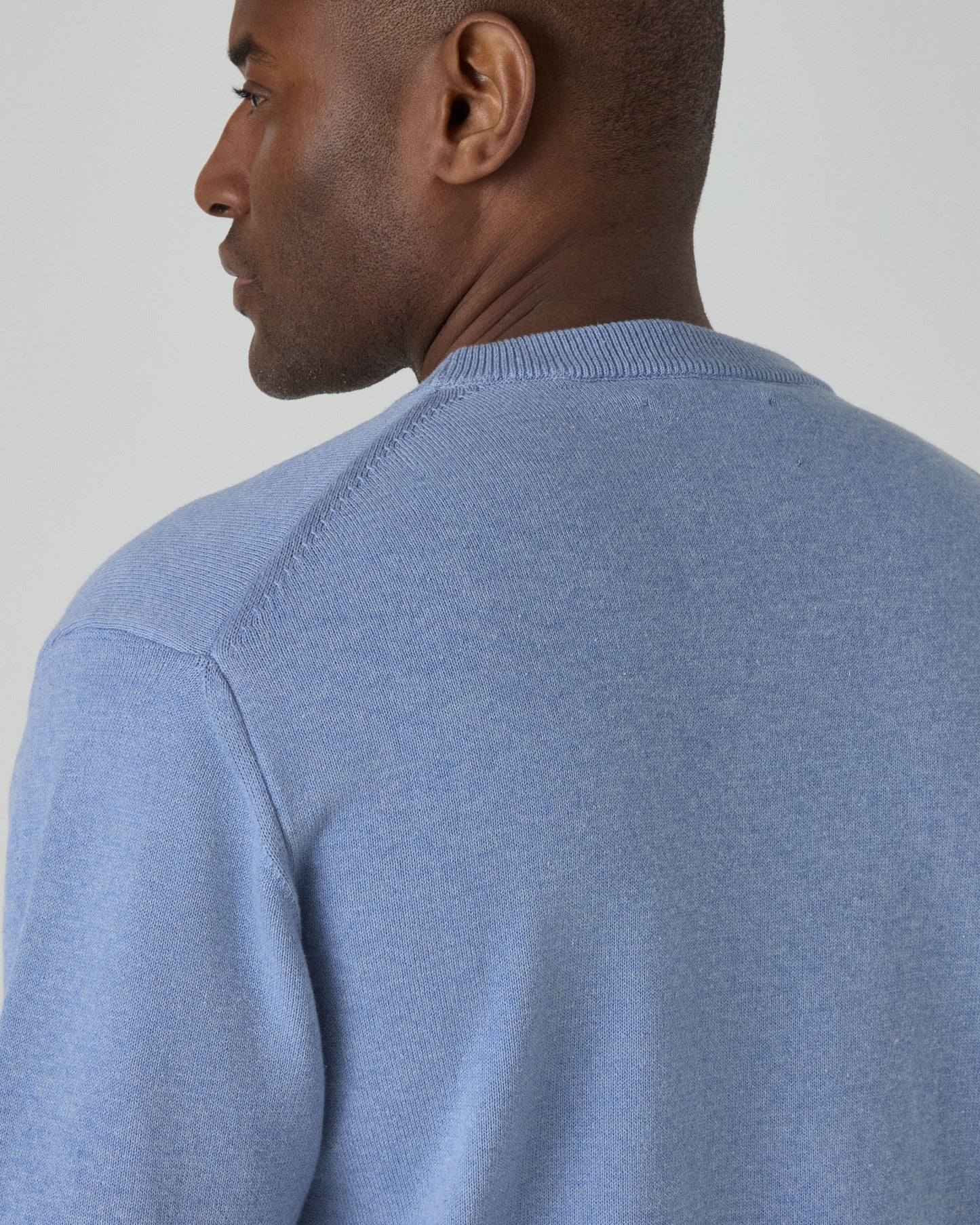 Bo Knitted T-Shirt - Powder Blue Berg & Berg
