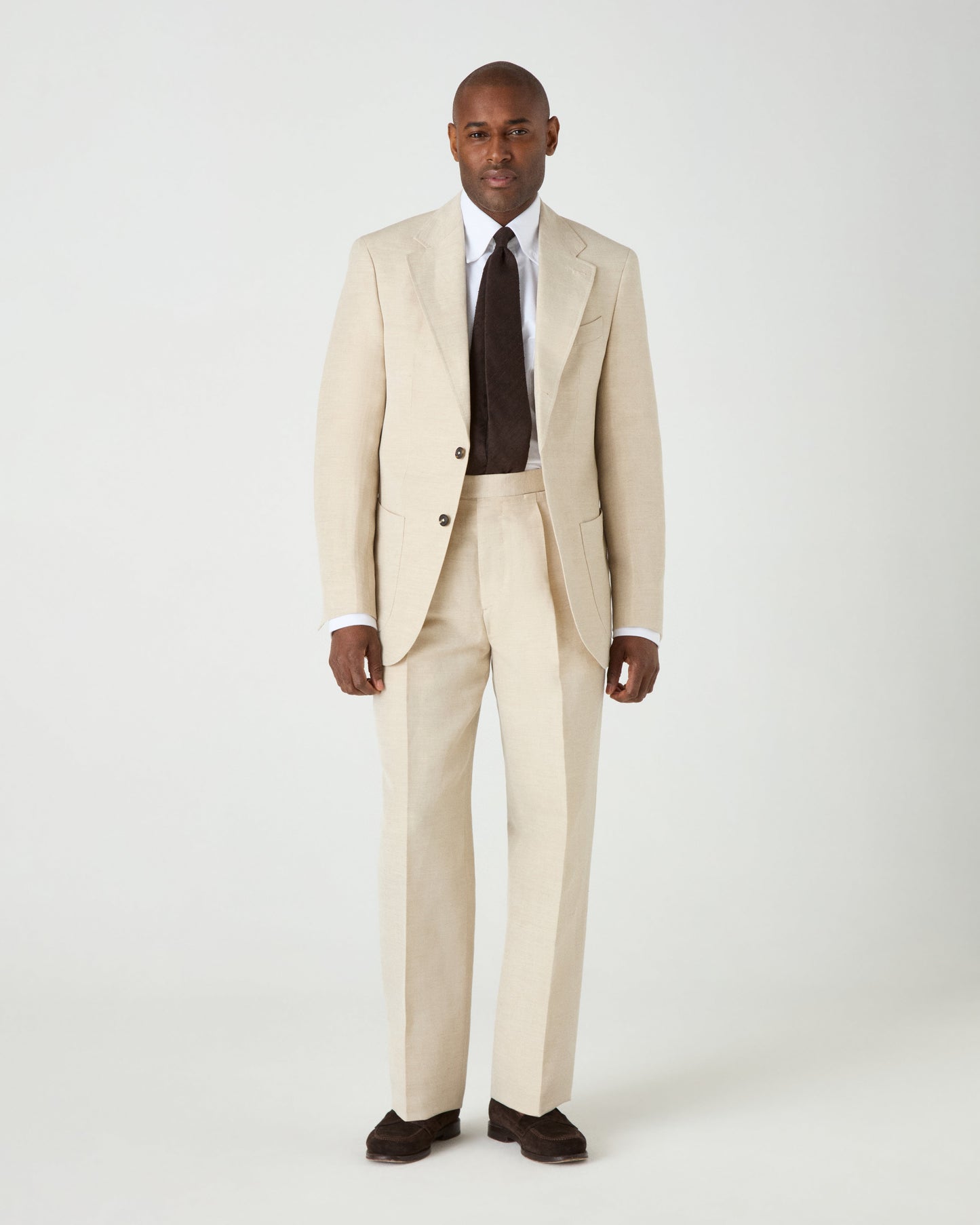 Dag Sport Wool/Linen Suit Jacket - Sand | Berg & Berg