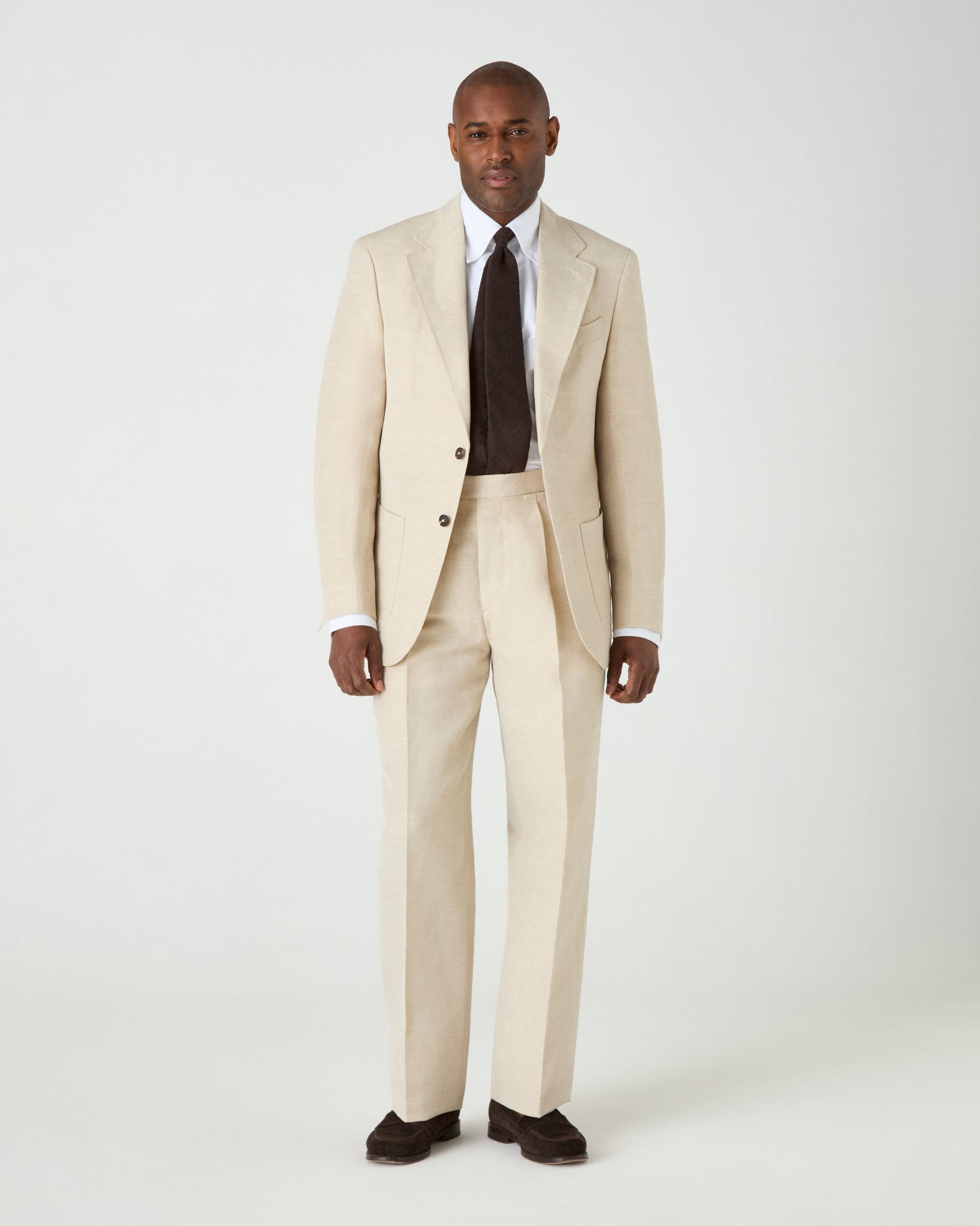 Dag Sport Wool/Linen Suit Jacket - Sand | Berg & Berg