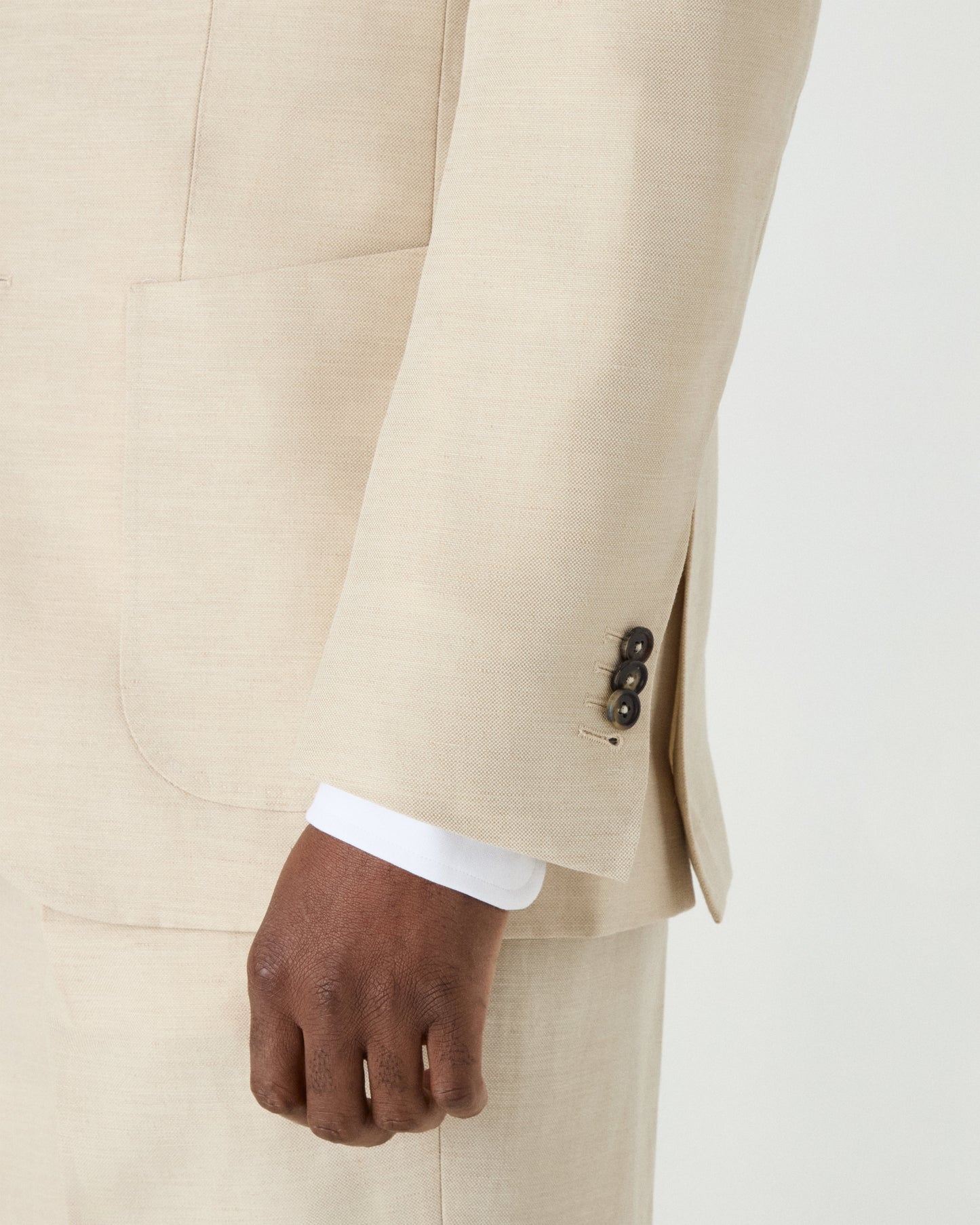 Dag Sport Wool/Linen Suit Jacket - Sand | Berg & Berg