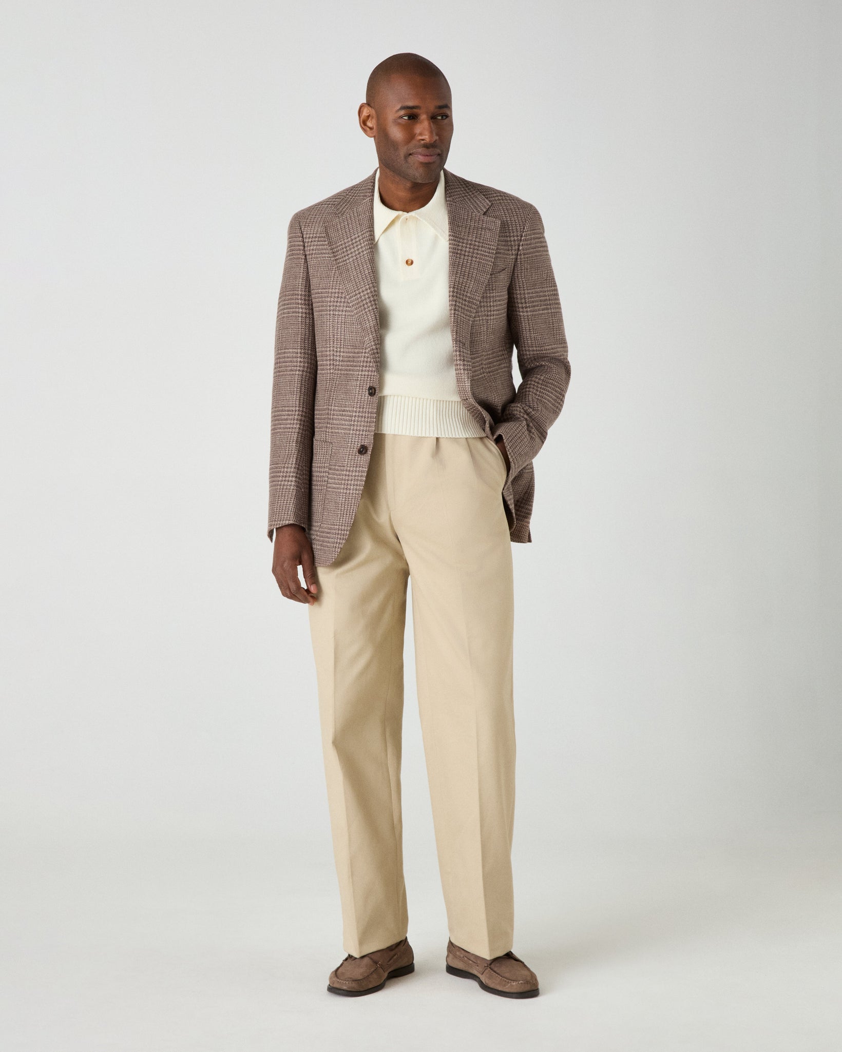 Dag Sport Summer Tweed Jacket - Brown/Nougat Berg & Berg
