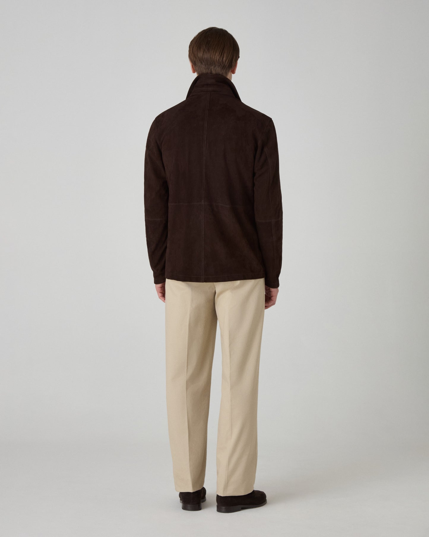 Noel Suede Jacket - Chocolate Brown Berg & Berg