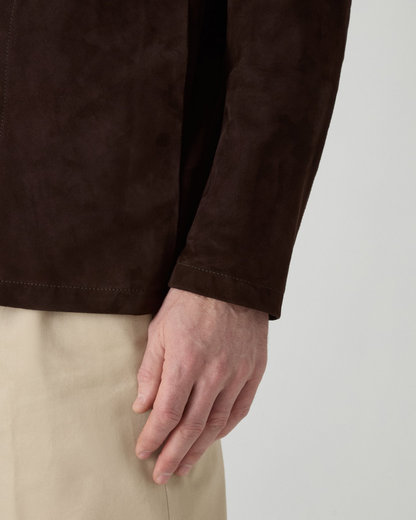 Noel Suede Jacket - Chocolate Brown Berg & Berg